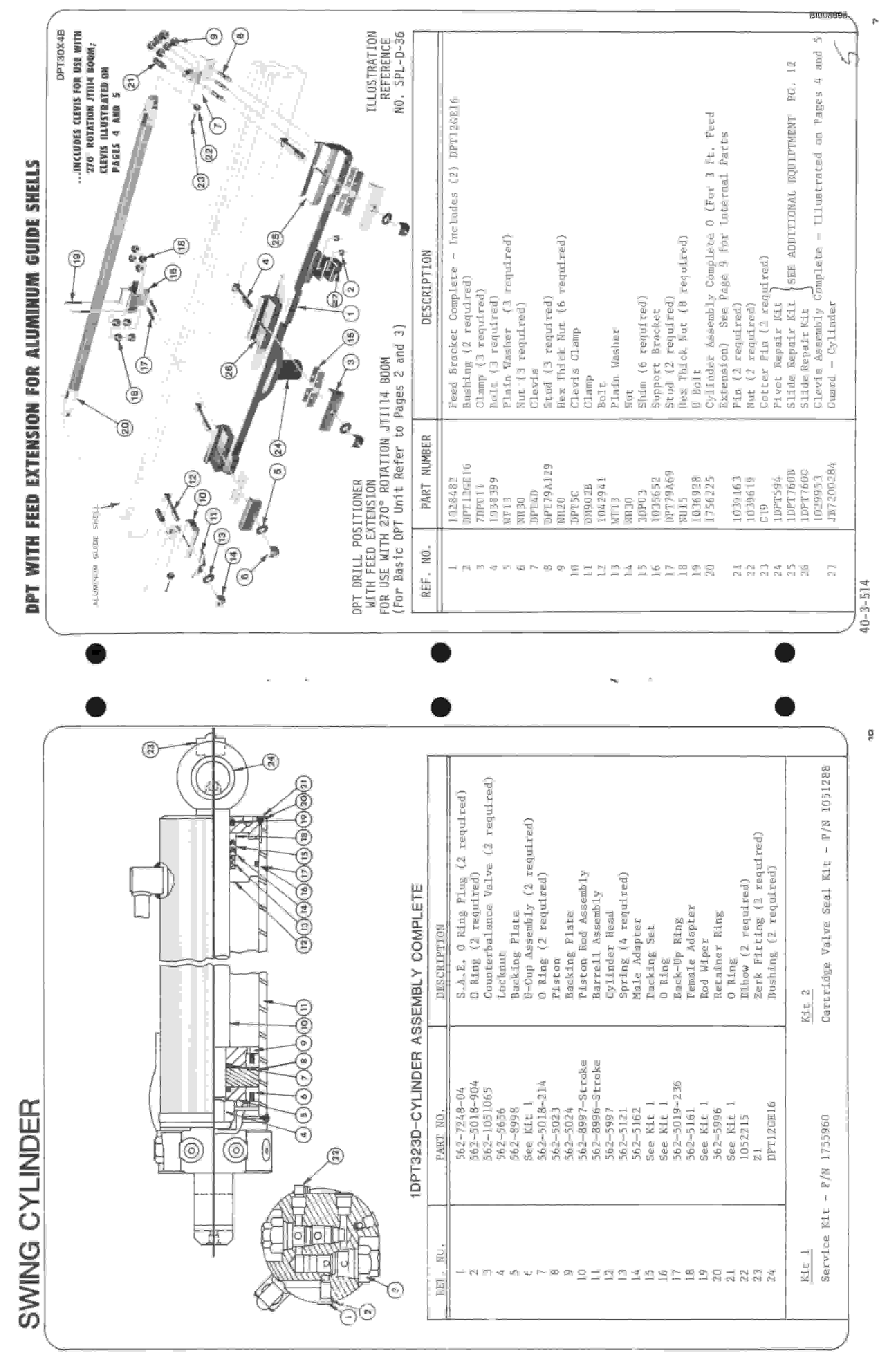 Bucyrus DPT Parts Catalog BI008898-3