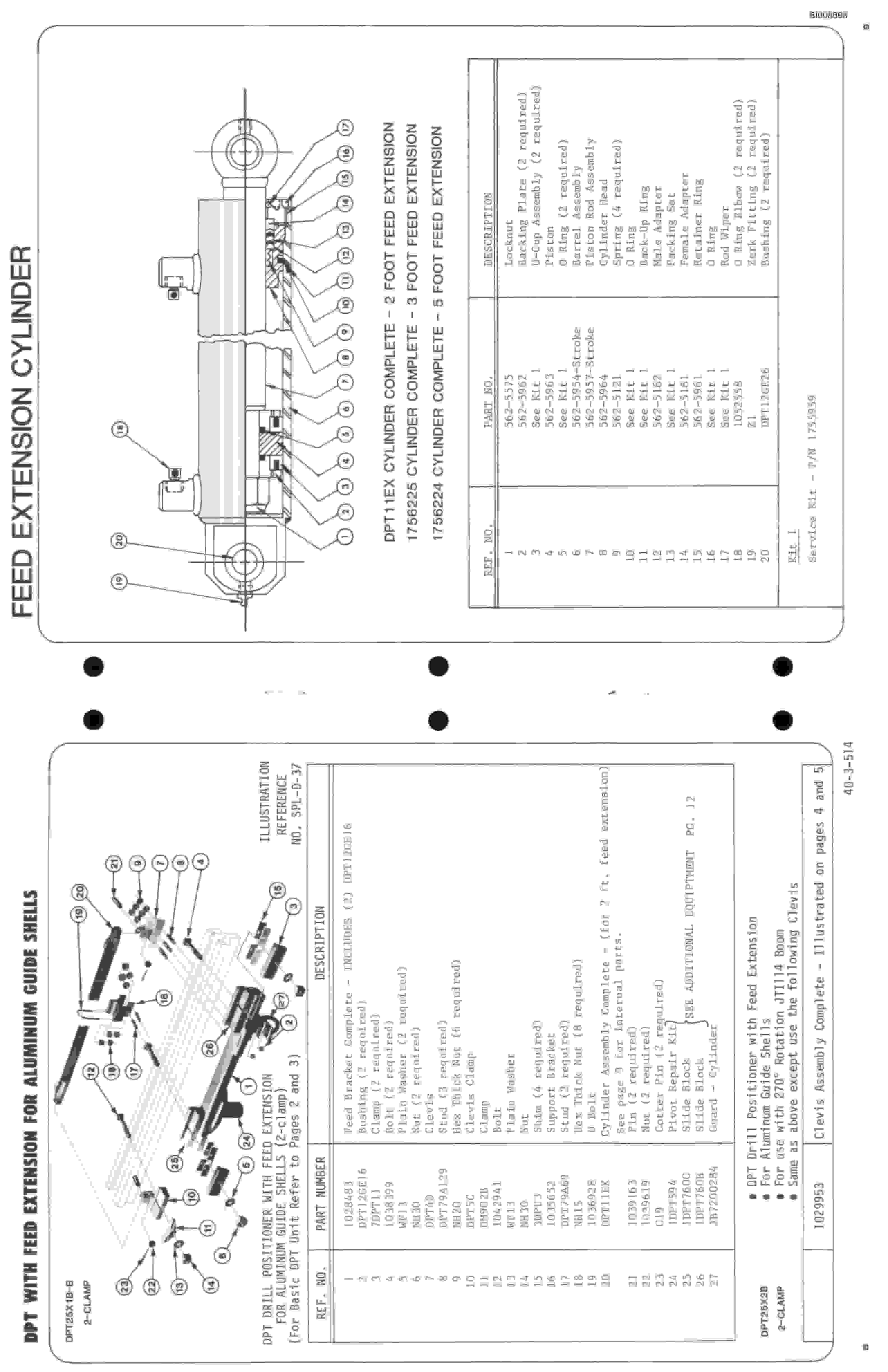 Bucyrus DPT Parts Catalog BI008898-4