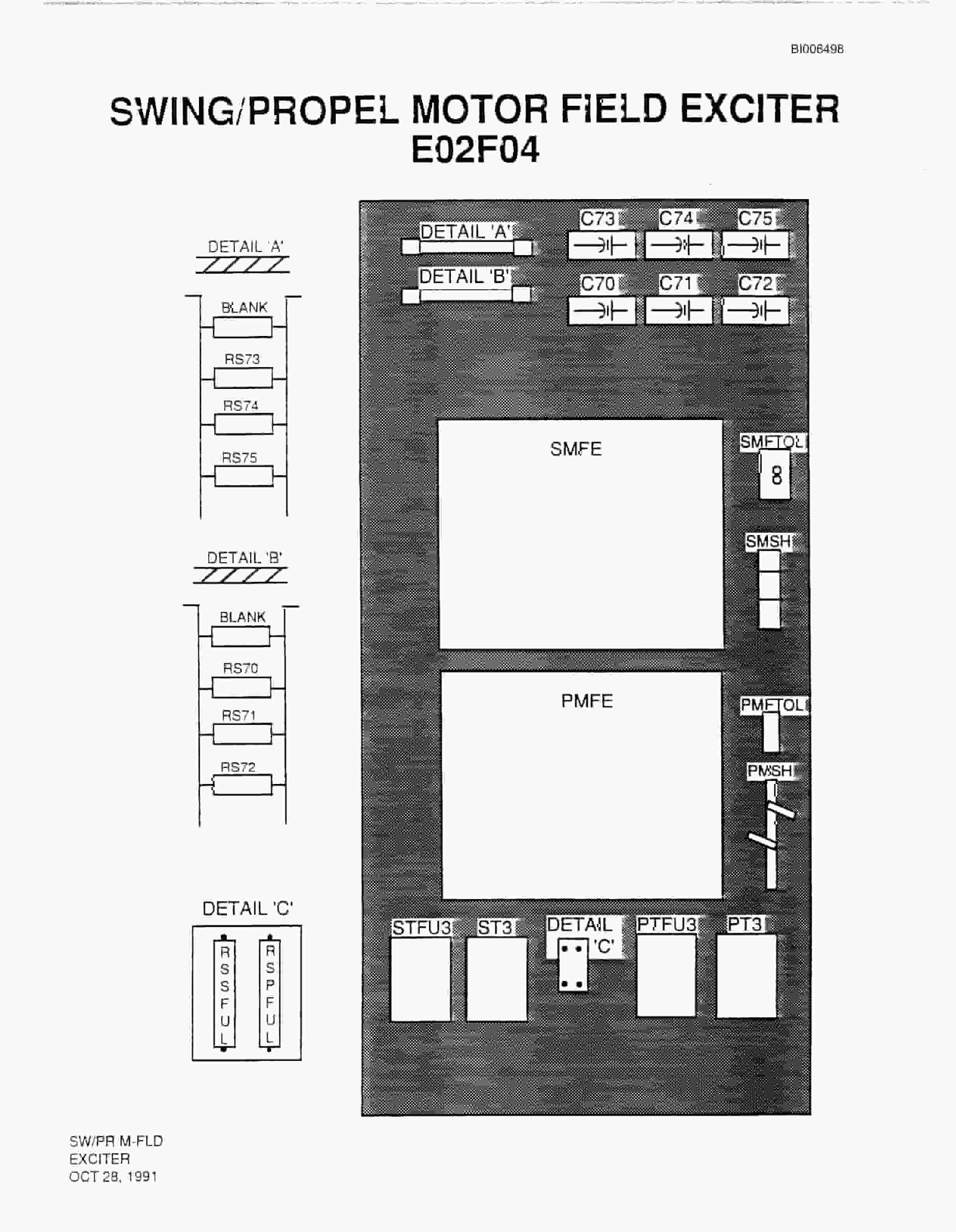 Bucyrus Dresser 8200 Dragline Technical Manual BI006498-2