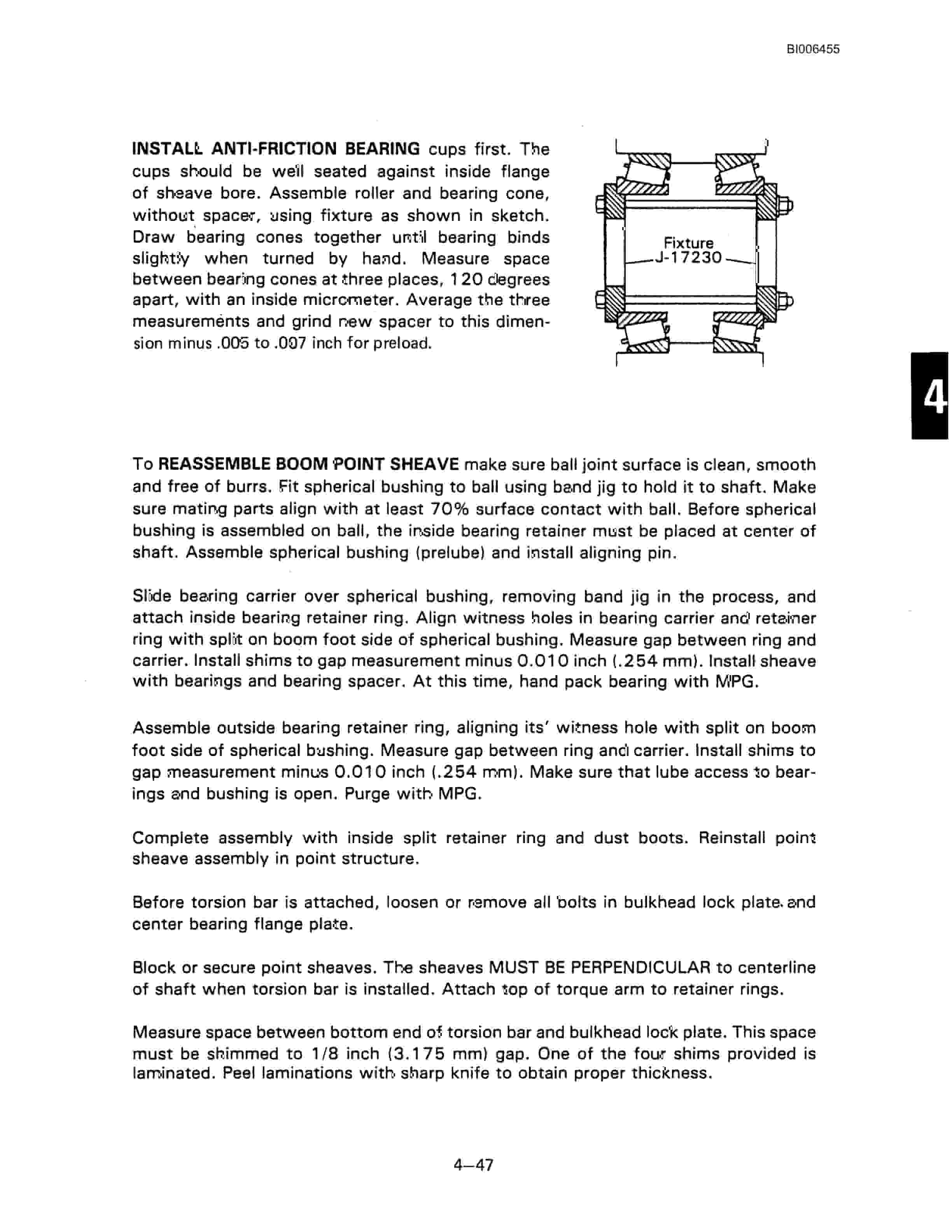 Bucyrus Dresser 8200 Walking Dragline Technical Manual BI006455-4