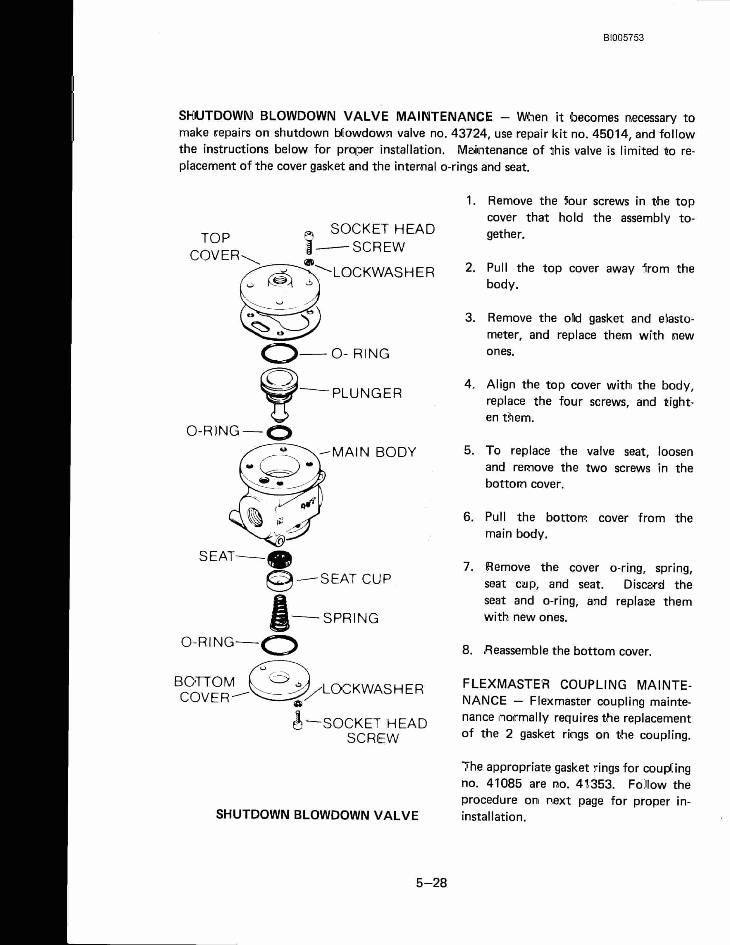 Bucyrus Dresser M-4 Blast Hole Drill Technical Manual BI005753-5
