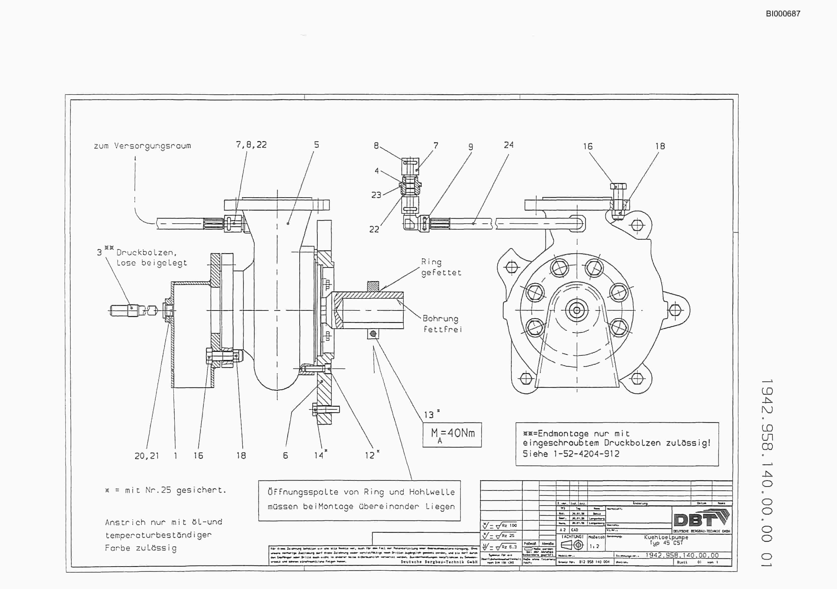 Bucyrus Drummond B5 Face Conveyor Parts Catalog BI000687-2