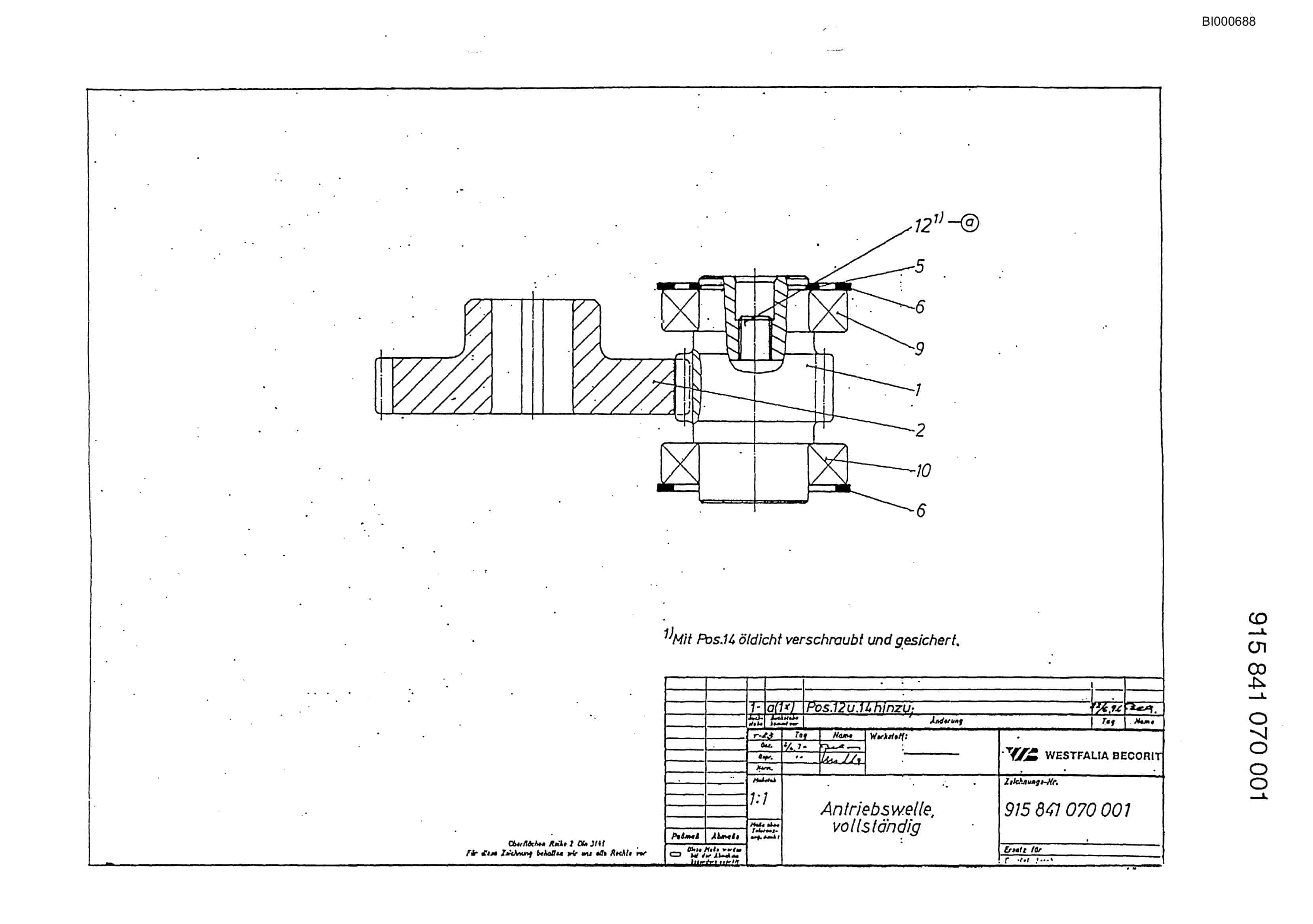 Bucyrus Drummond B5 Face Conveyor Parts Catalog BI000688-4