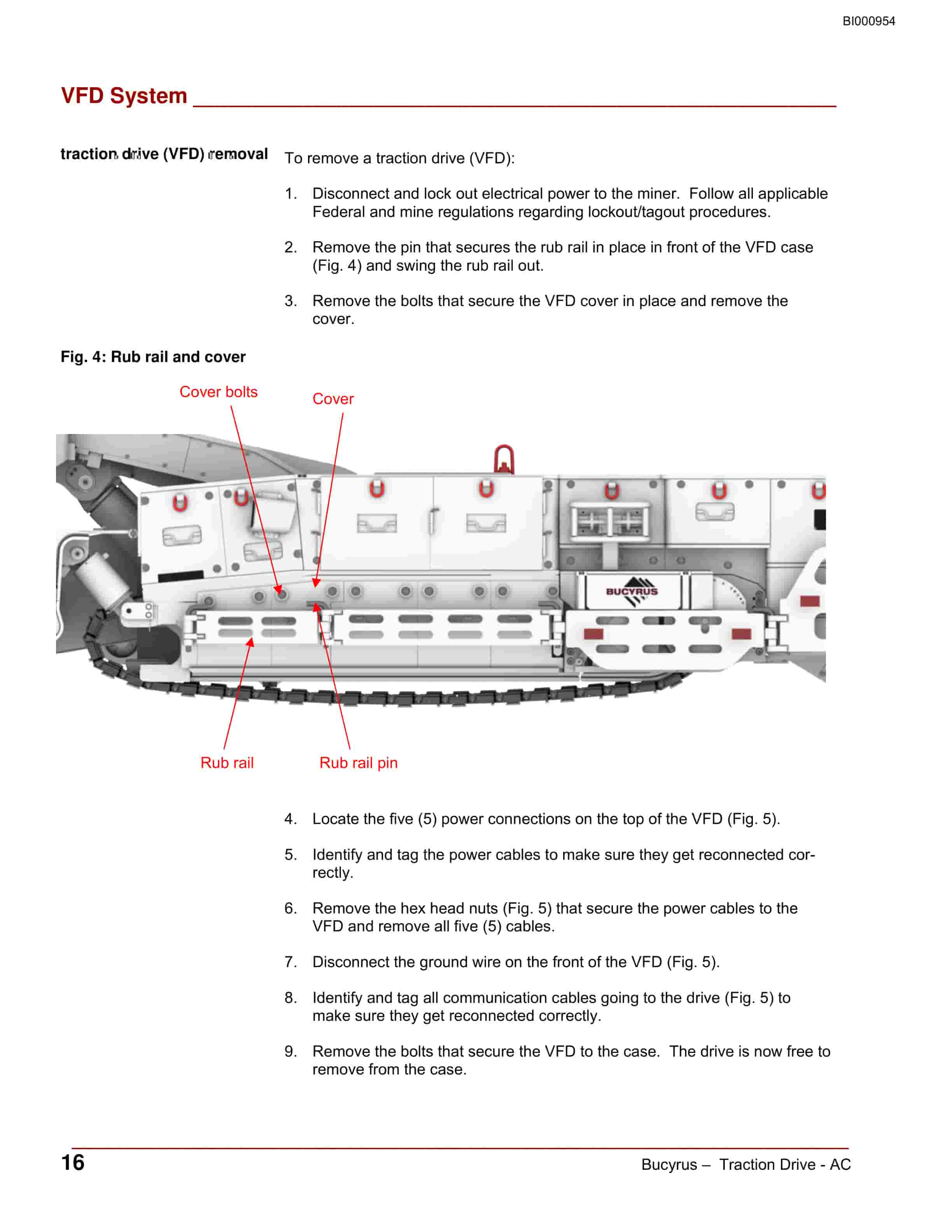 Bucyrus Electrical Continuous Miner Operation Manual BI000954-2