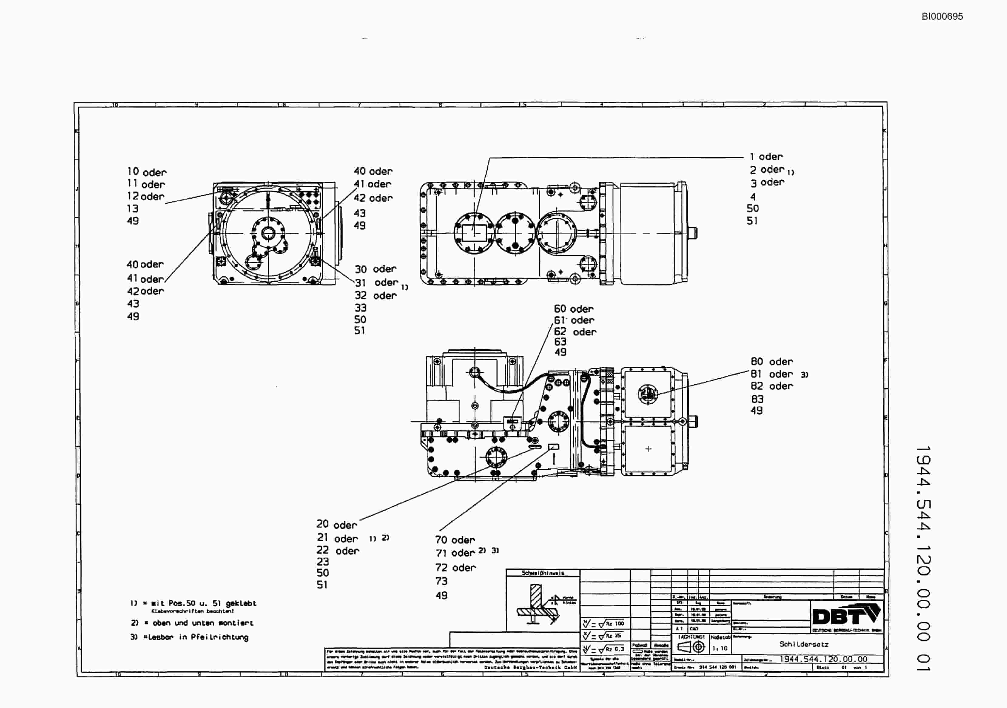 Bucyrus Emerald Parts Catalog BI000695-3
