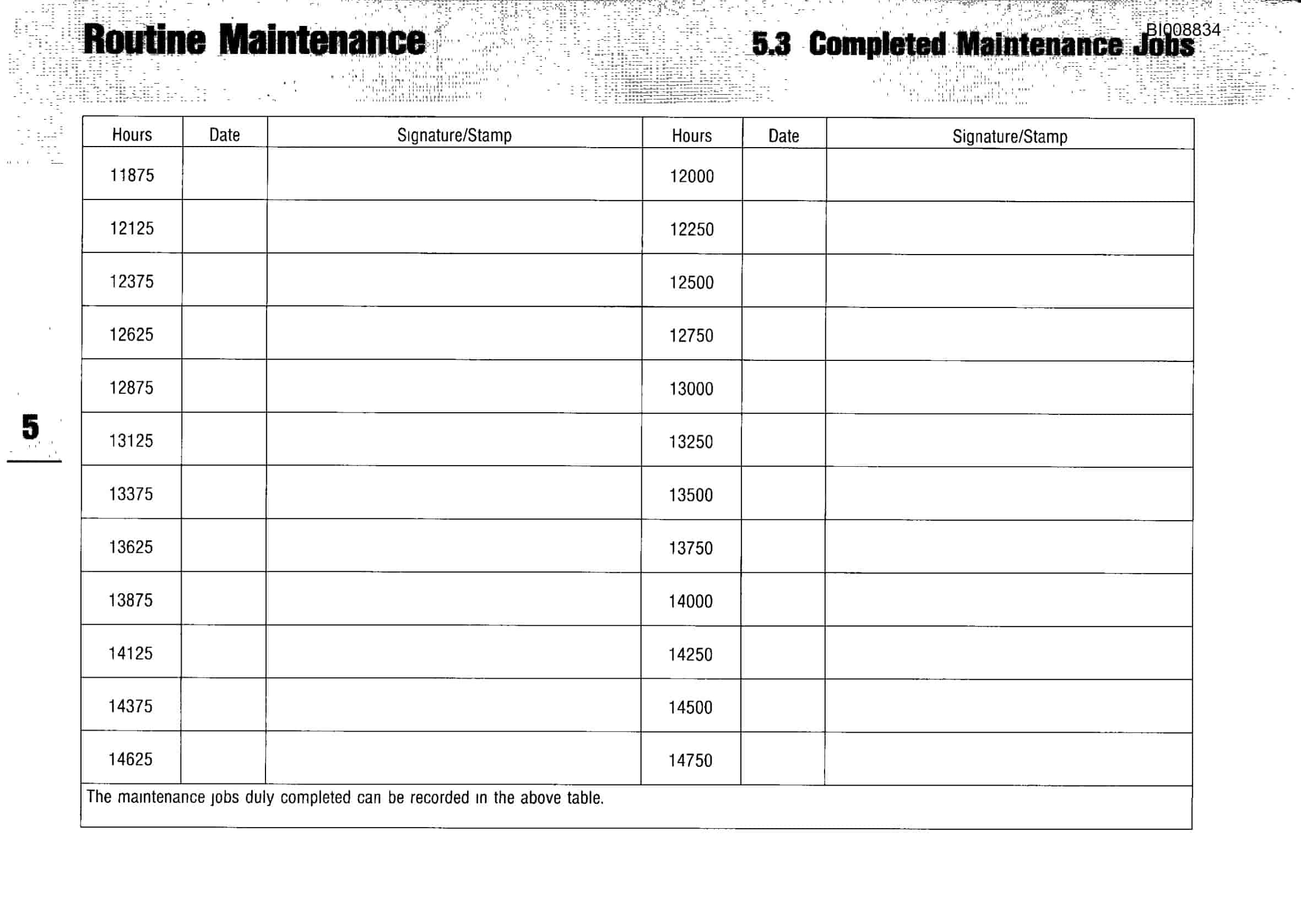 Bucyrus F3-6L 912-W Parts Catalog BI008834-2