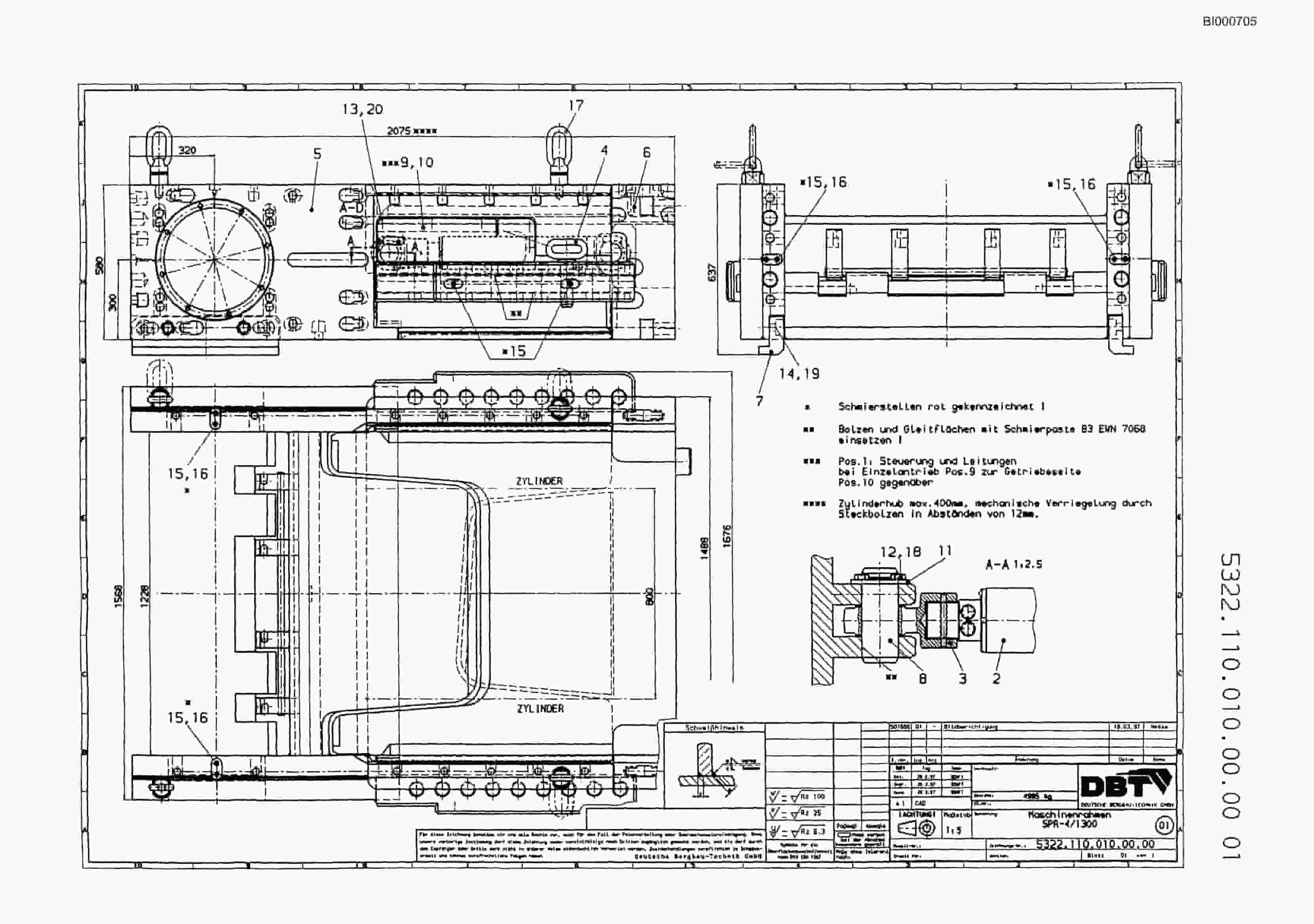 Bucyrus Face Conveyor PF4-1032 Parts Catalog BI000705-5