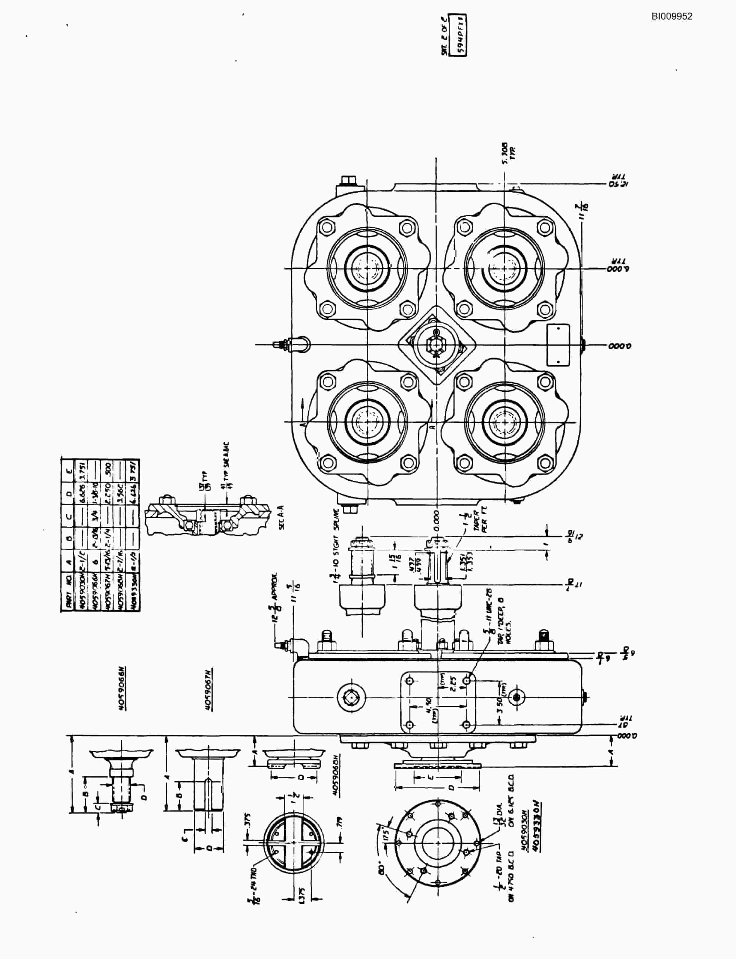 Bucyrus Falcon 70 Parts Catalog BI009952-3