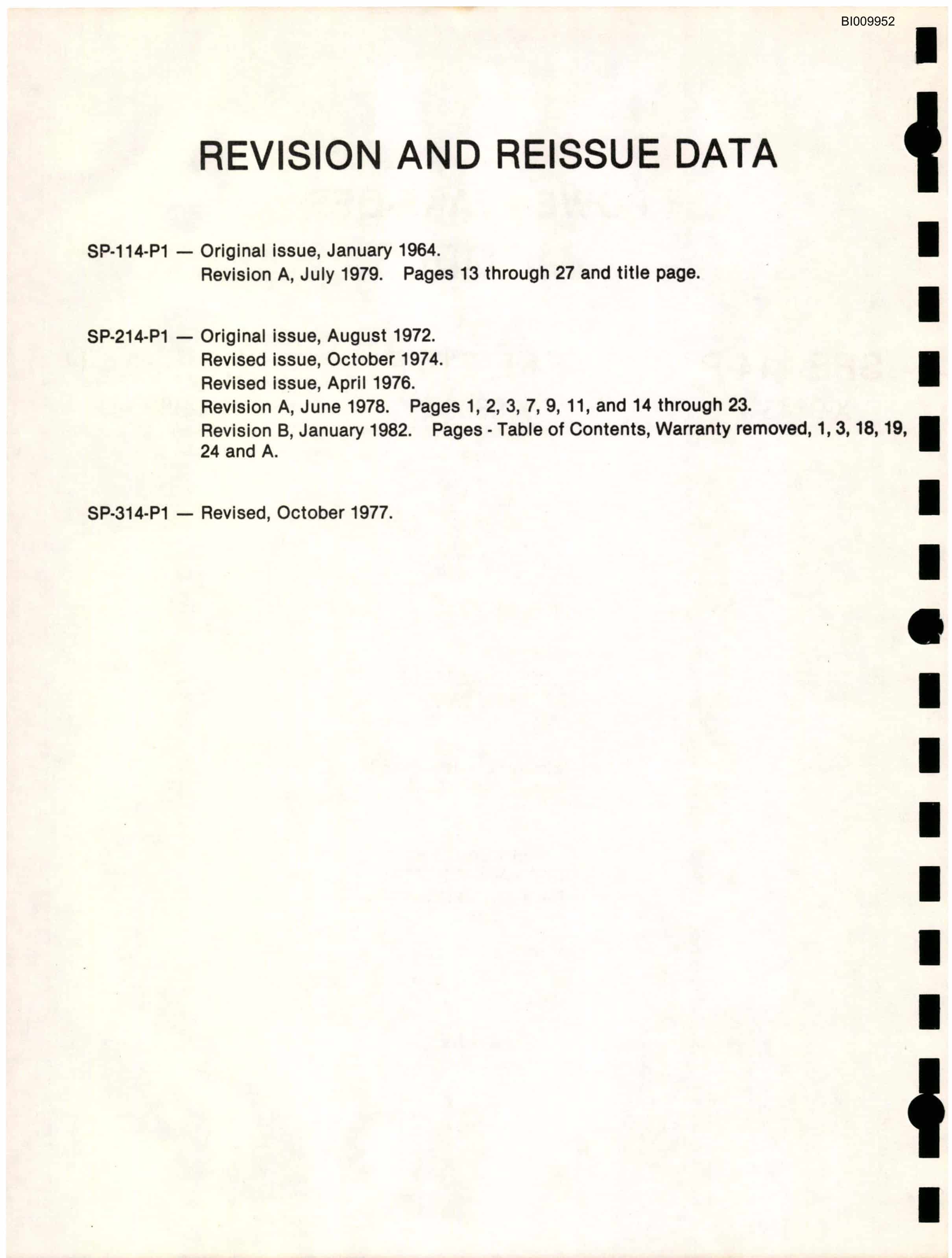 Bucyrus Falcon 70 Parts Catalog BI009952-4