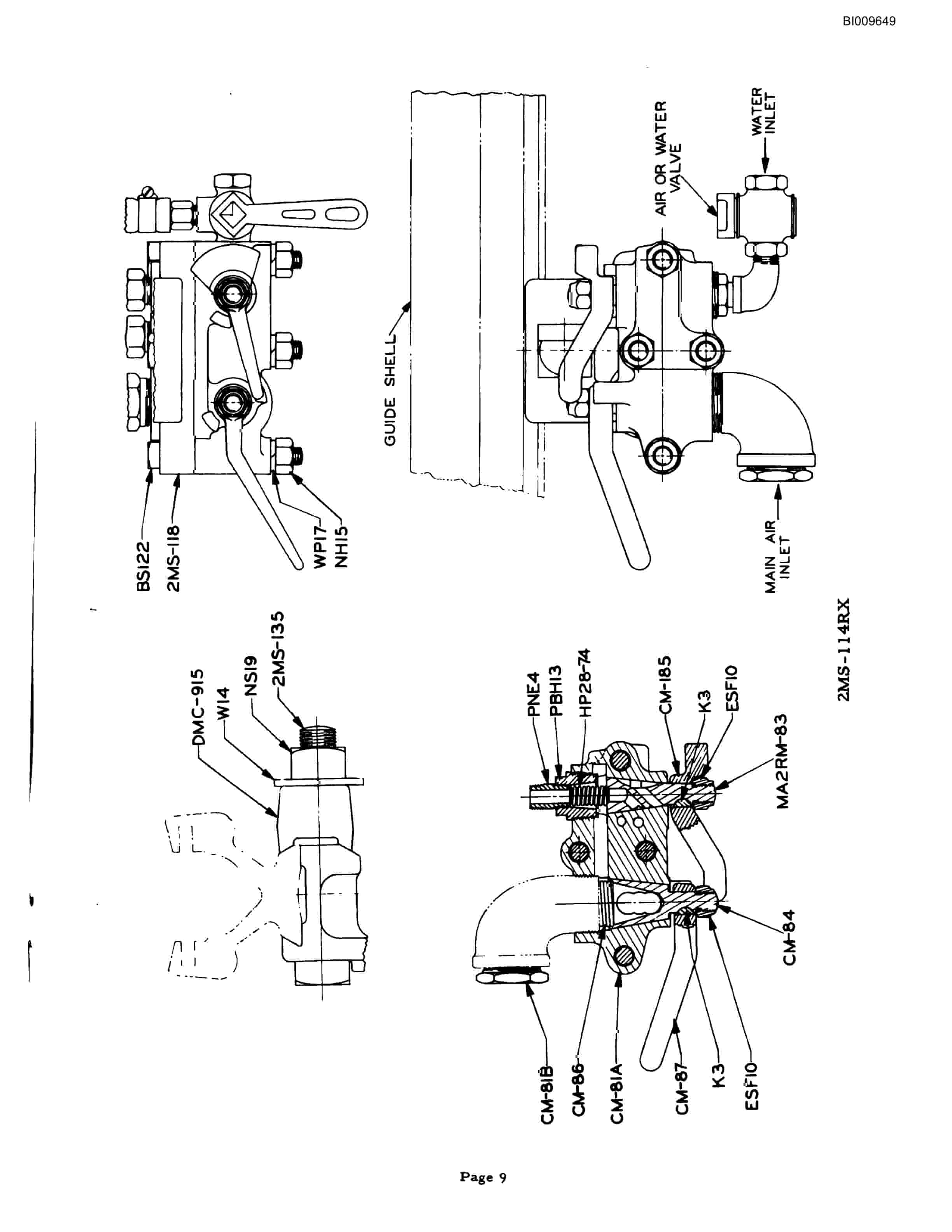 Bucyrus Fan Drill Parts Catalog BI009649-5