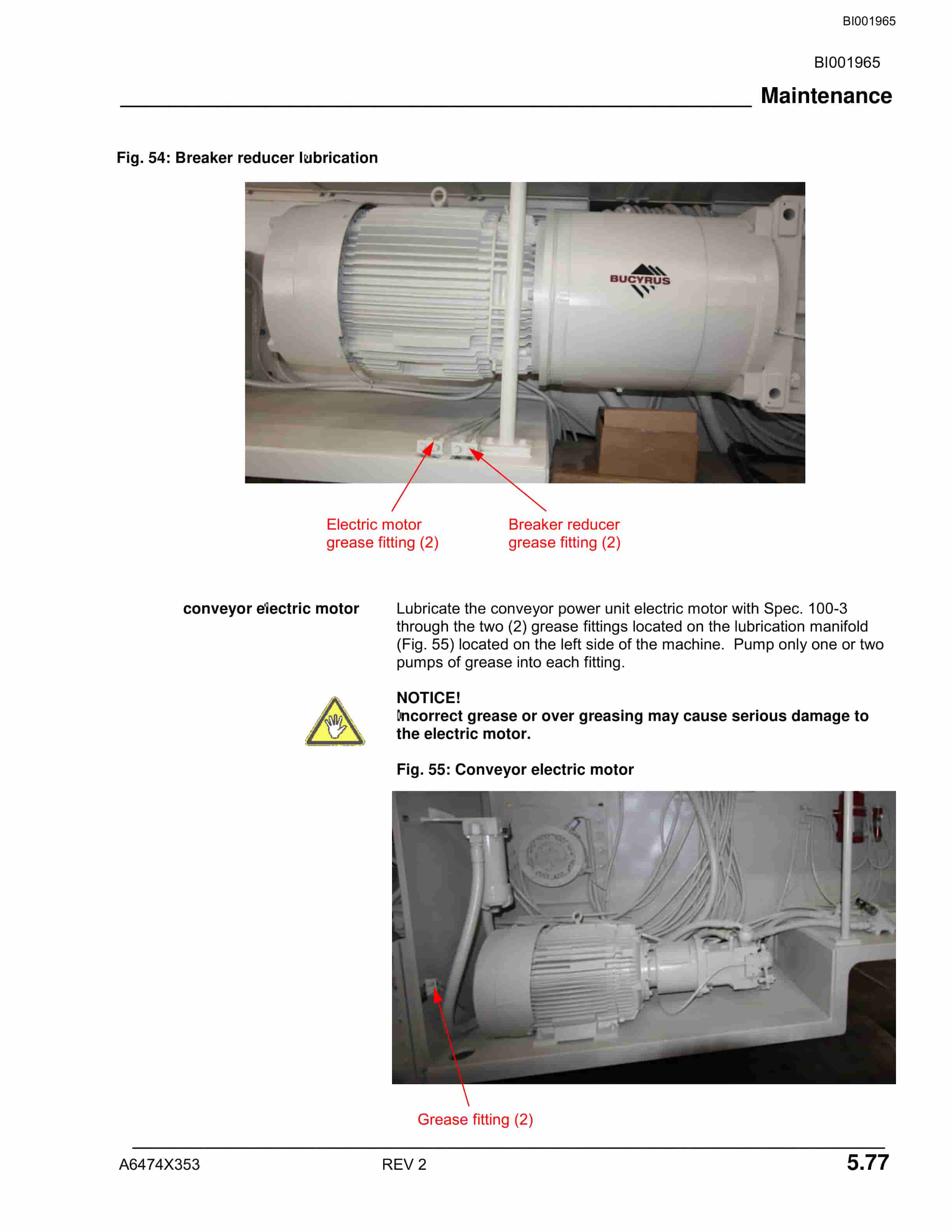 Bucyrus FB140 Technical Manual BI001965-2