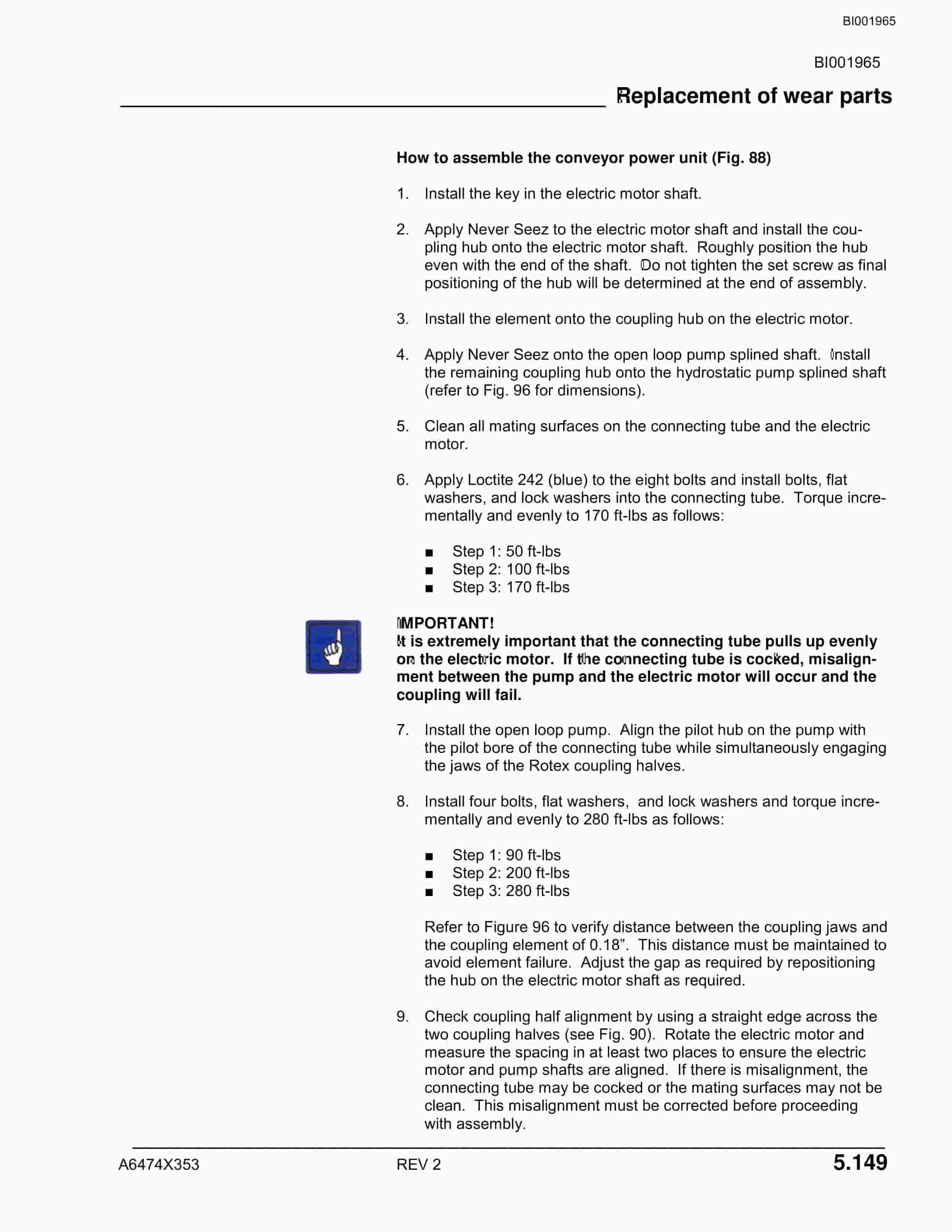Bucyrus FB140 Technical Manual BI001965-5