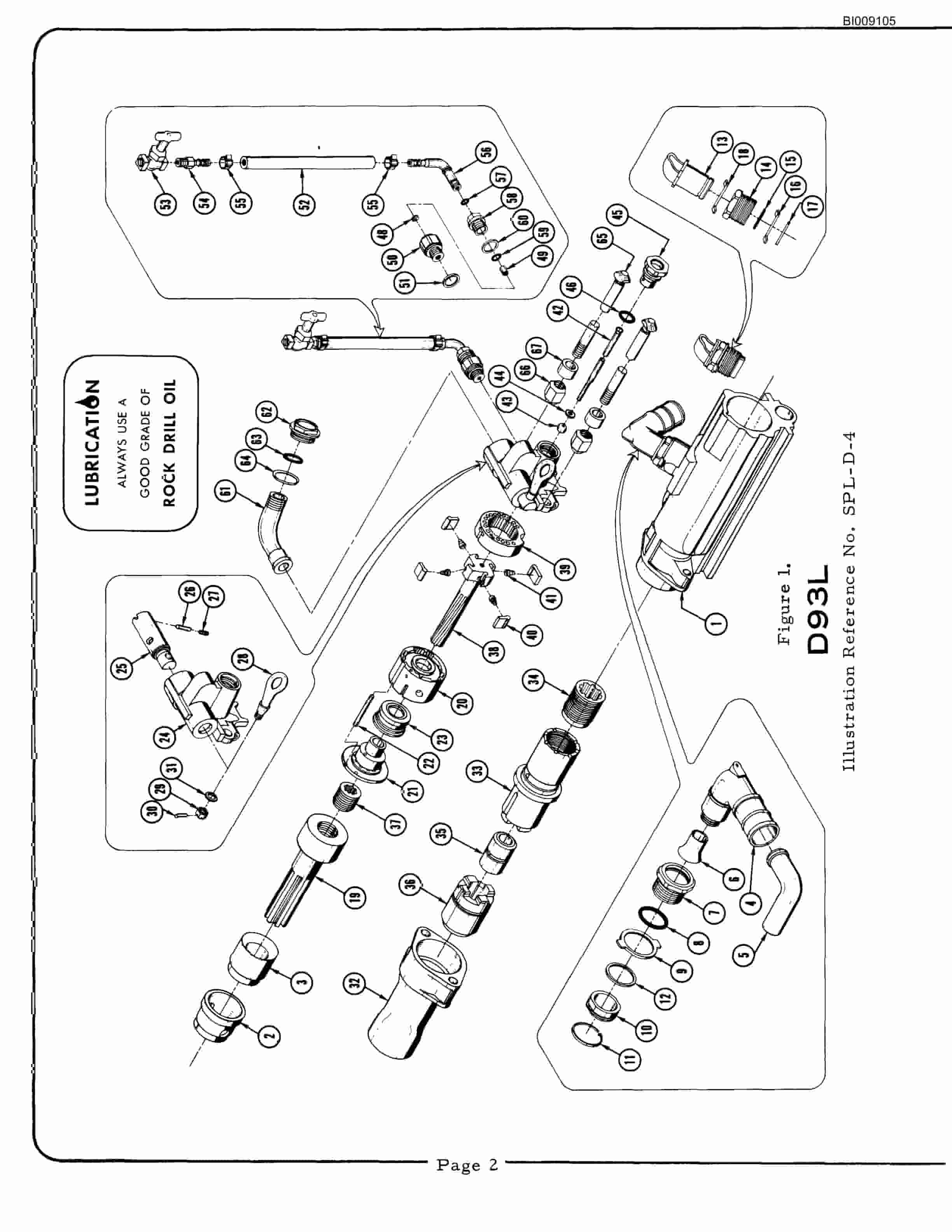 Bucyrus FL 912 W Parts Catalog BI009105-2
