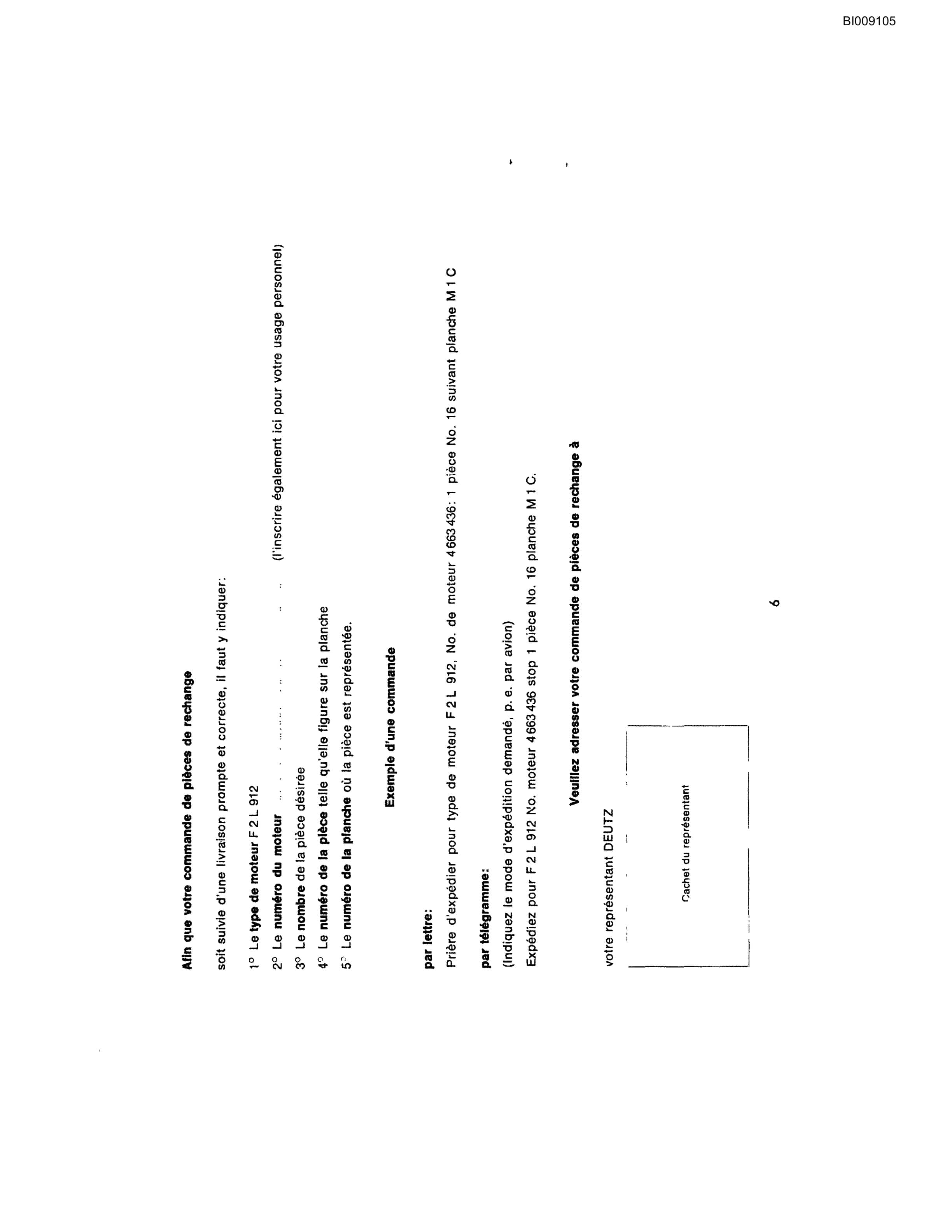 Bucyrus FL 912 W Parts Catalog BI009105-5