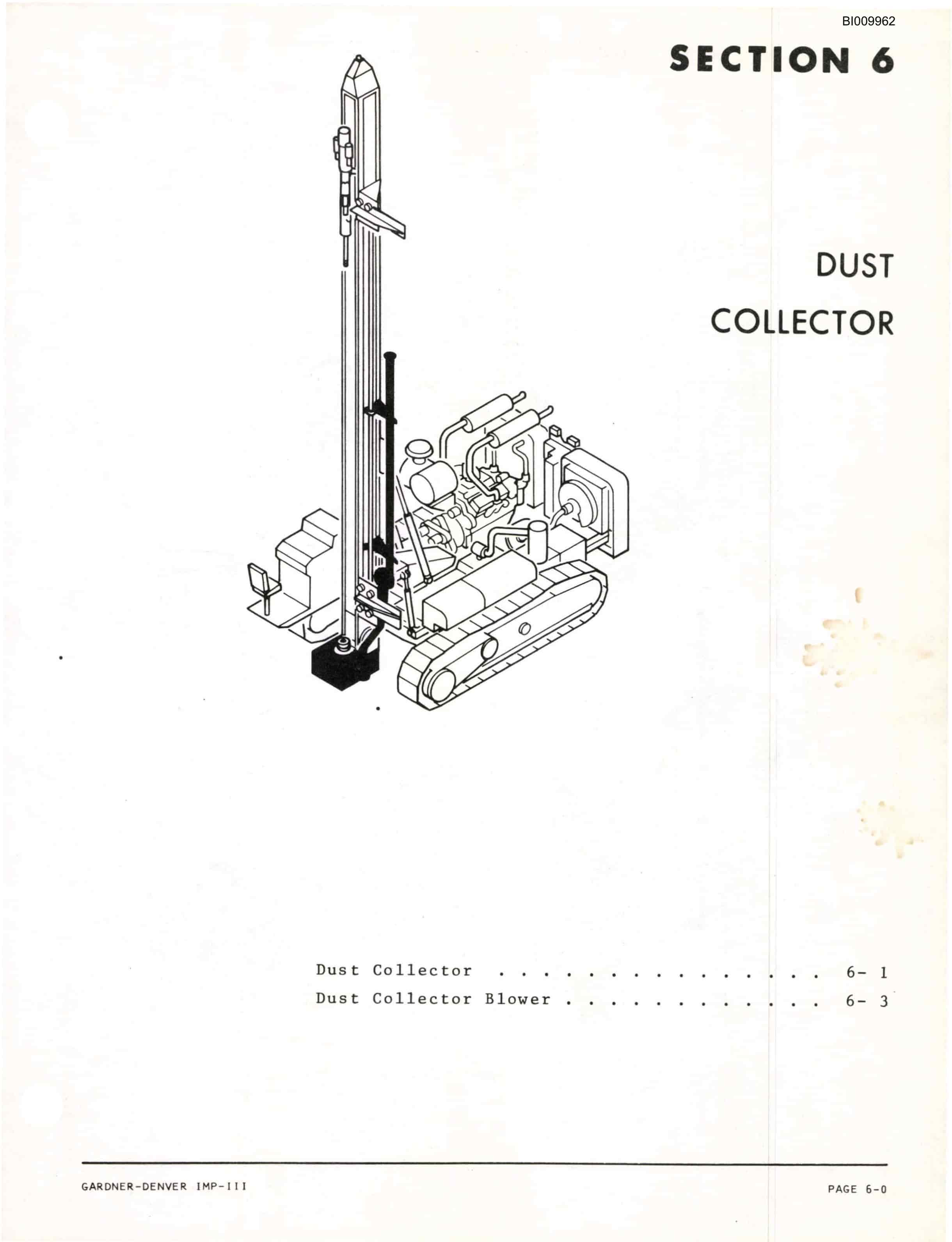 Bucyrus G-D 250H Parts Catalog BI009962-3