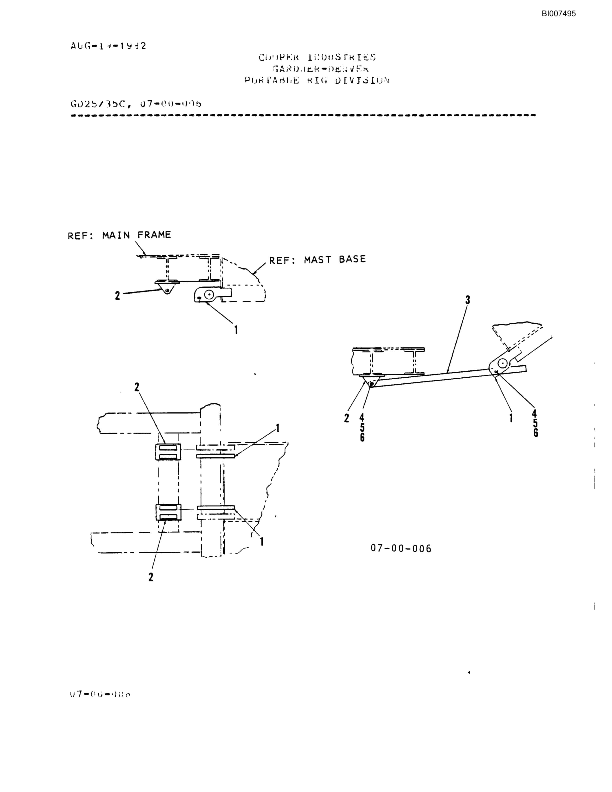 Bucyrus GD25-35C Parts Catalog BI007495-2