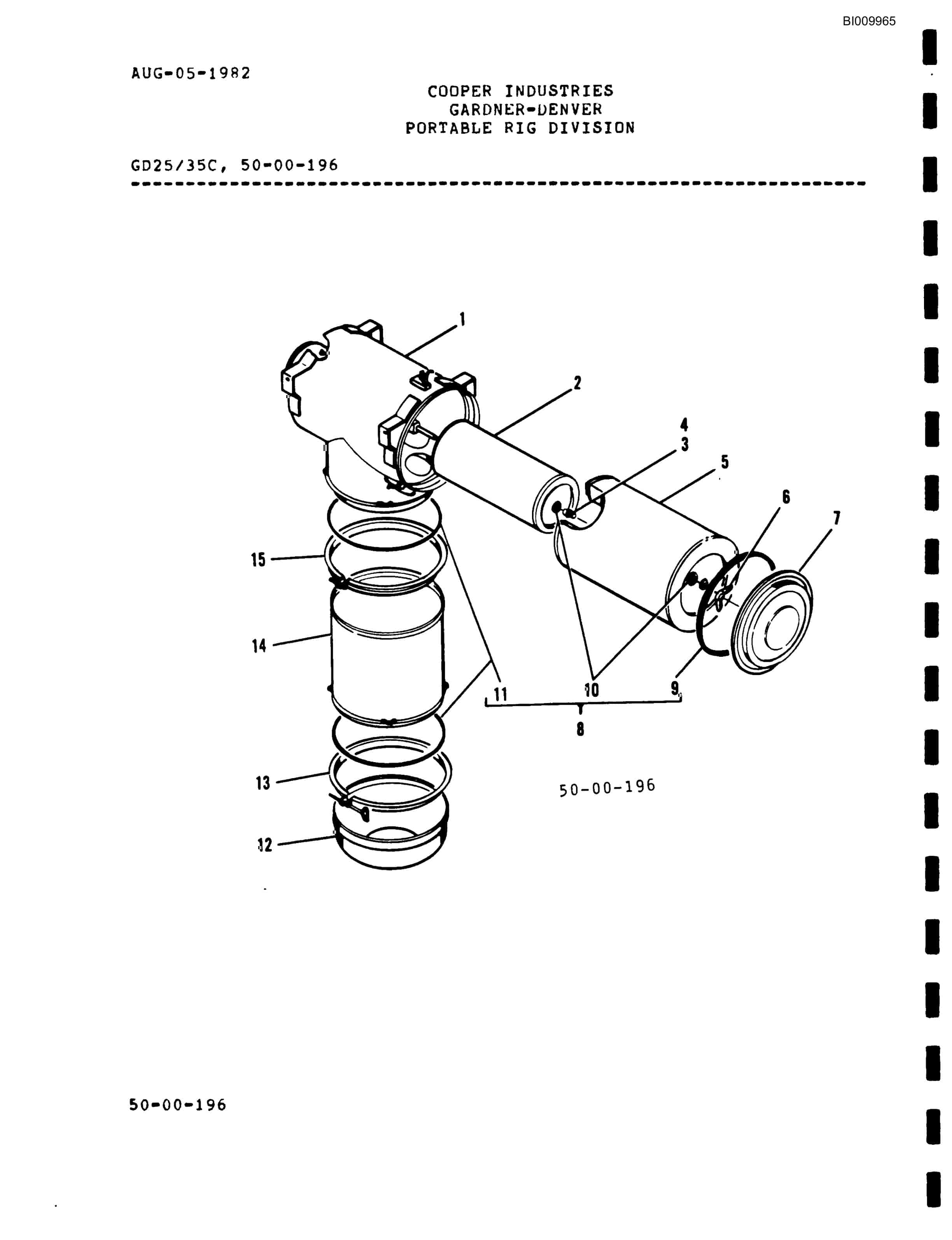 Bucyrus GD25-35C Parts Catalog BI009965-4