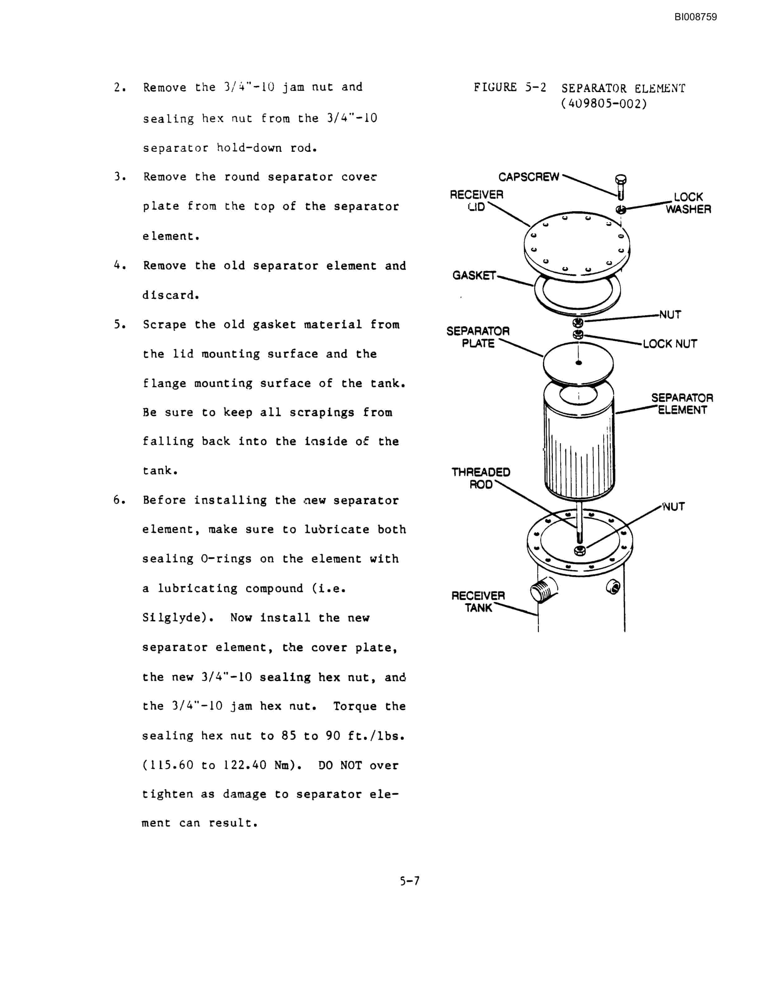 Bucyrus GD25C High Pressure Rotary Blasthole Drill Parts Catalog BI008759-4