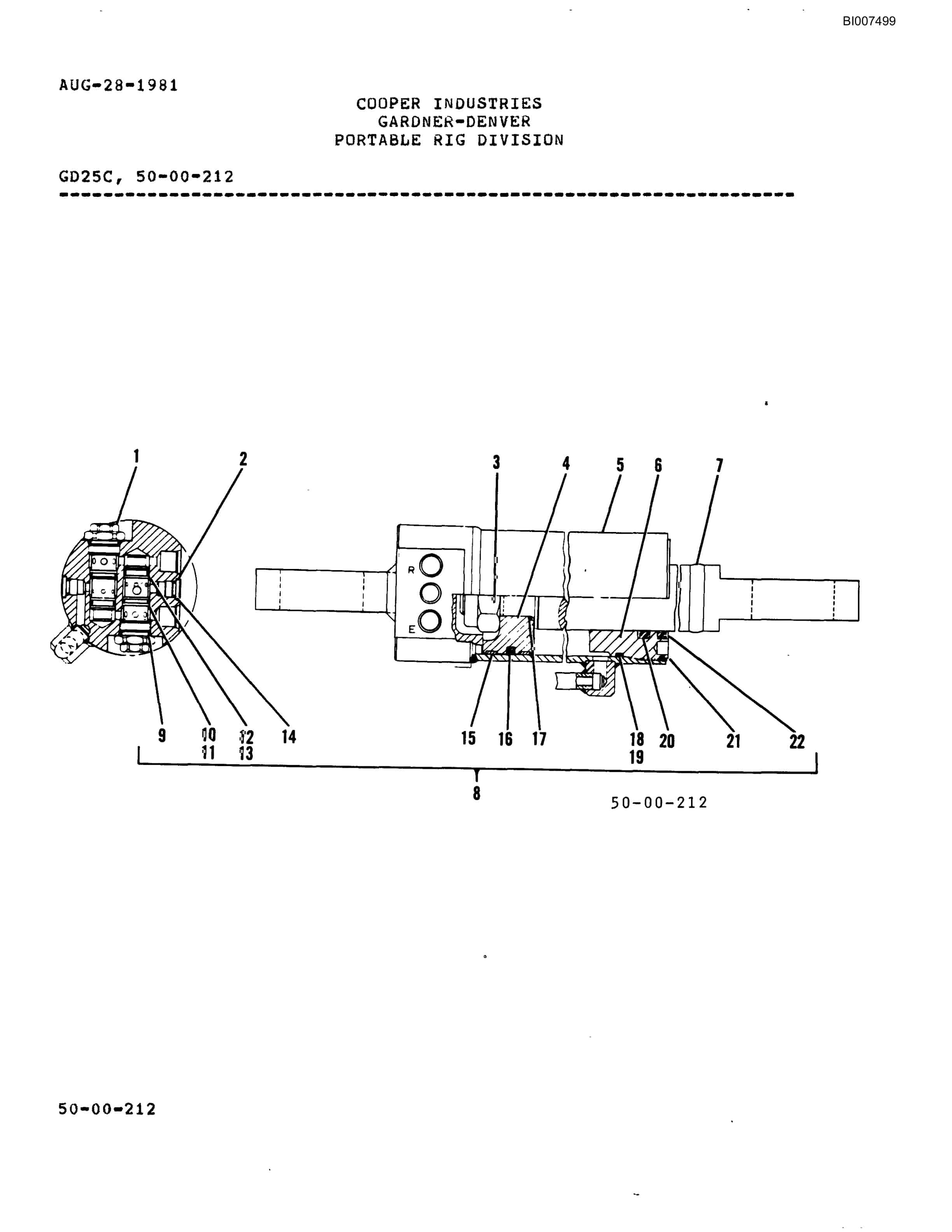 Bucyrus GD25C Parts Catalog BI007499-5