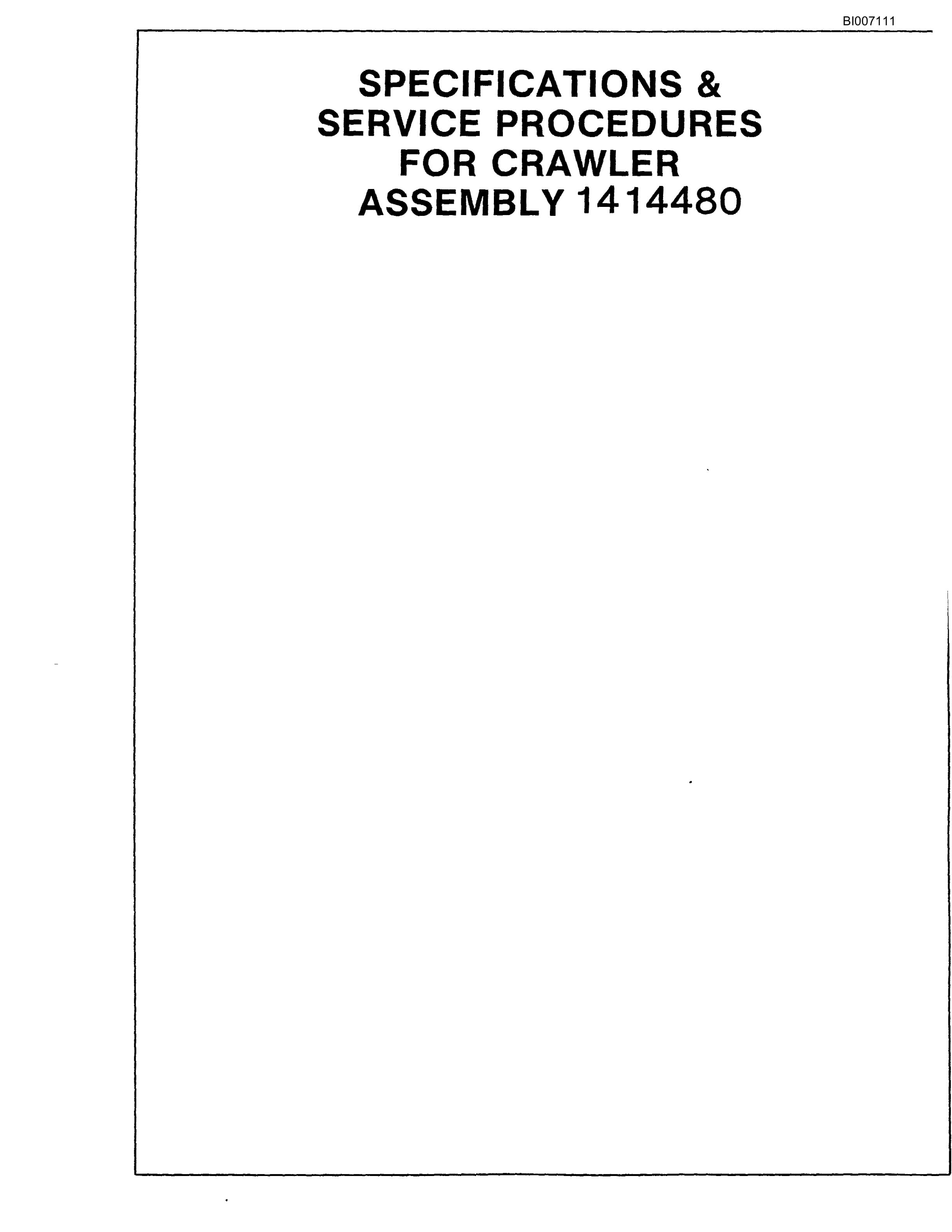Bucyrus GD25C Rotary Blasthole Drill Parts Catalog BI007111-4