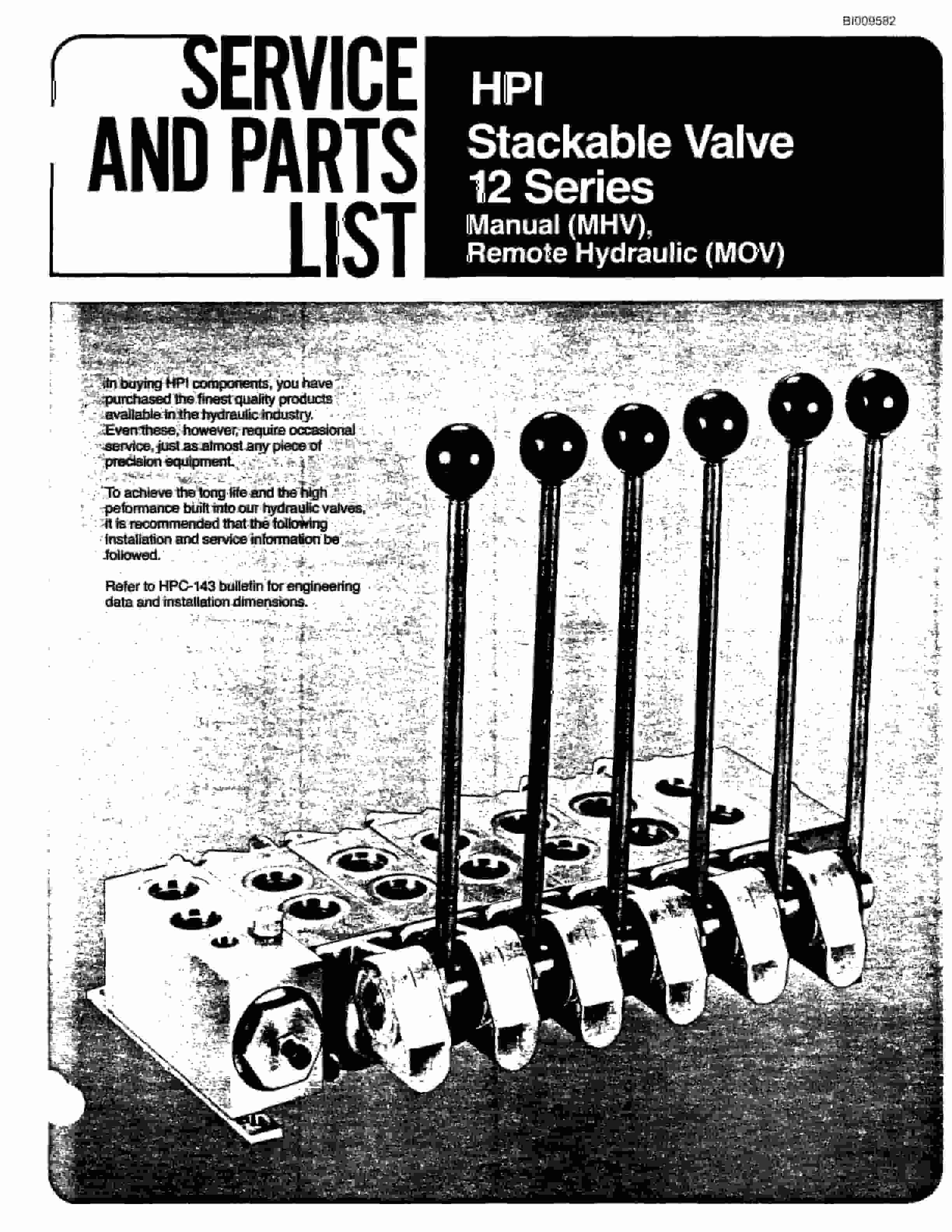 Bucyrus GD25C Rotary Blasthole Drill Parts Catalog BI009582-4