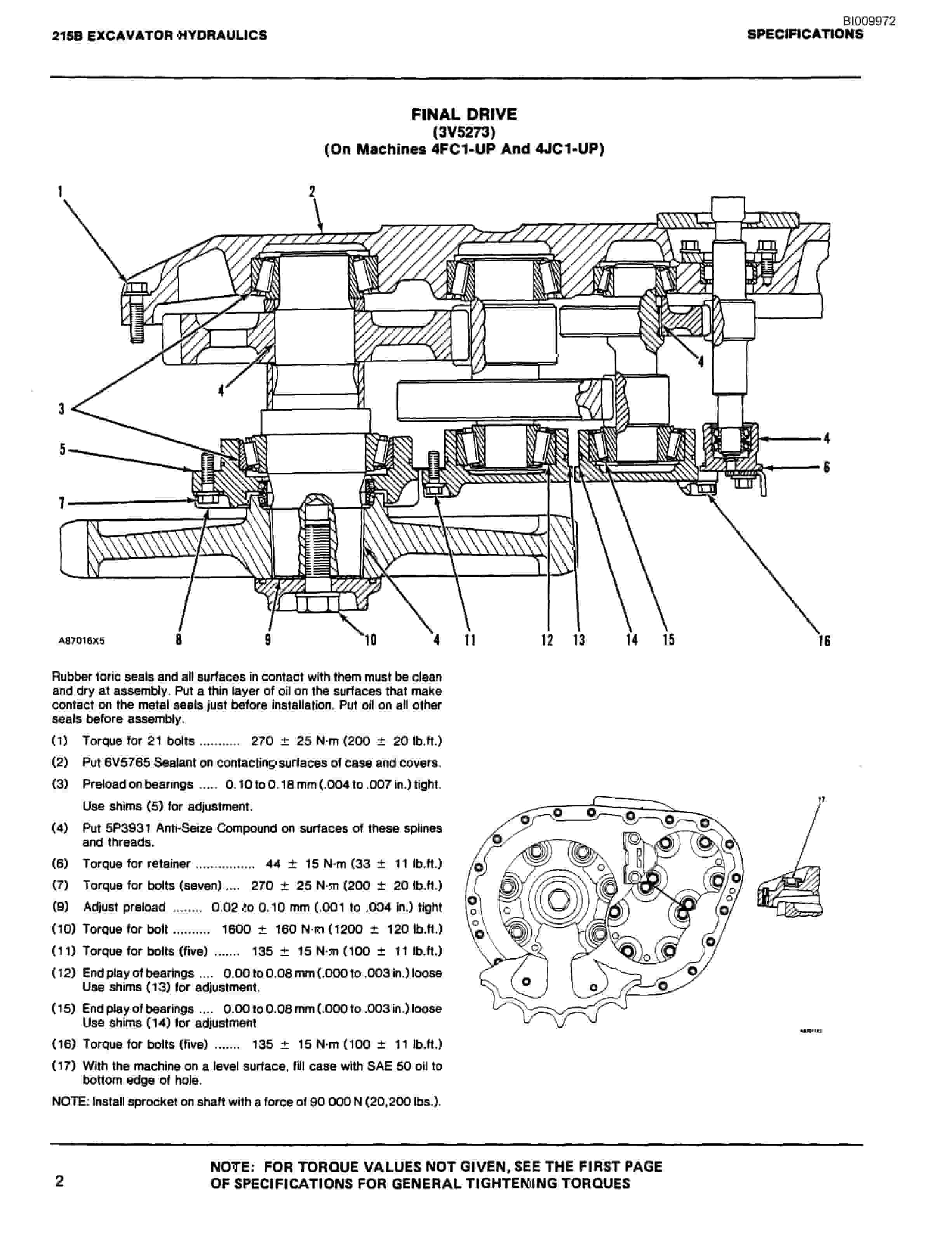 Bucyrus GD25C Rotary Blasthole Drill Parts Catalog BI009972-4
