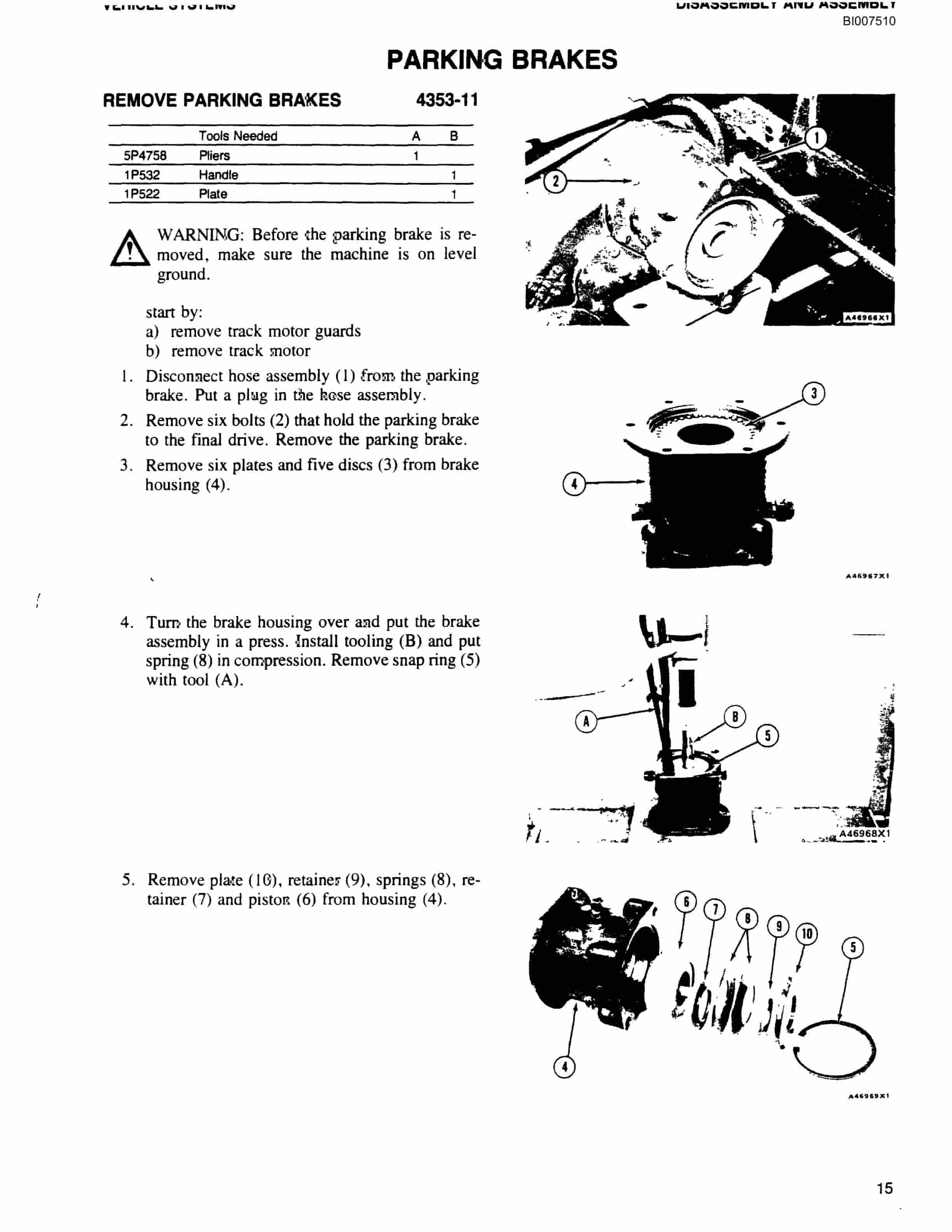 Bucyrus GD25C Small Rotary Blasthole Drill Parts Catalog BI007510-4