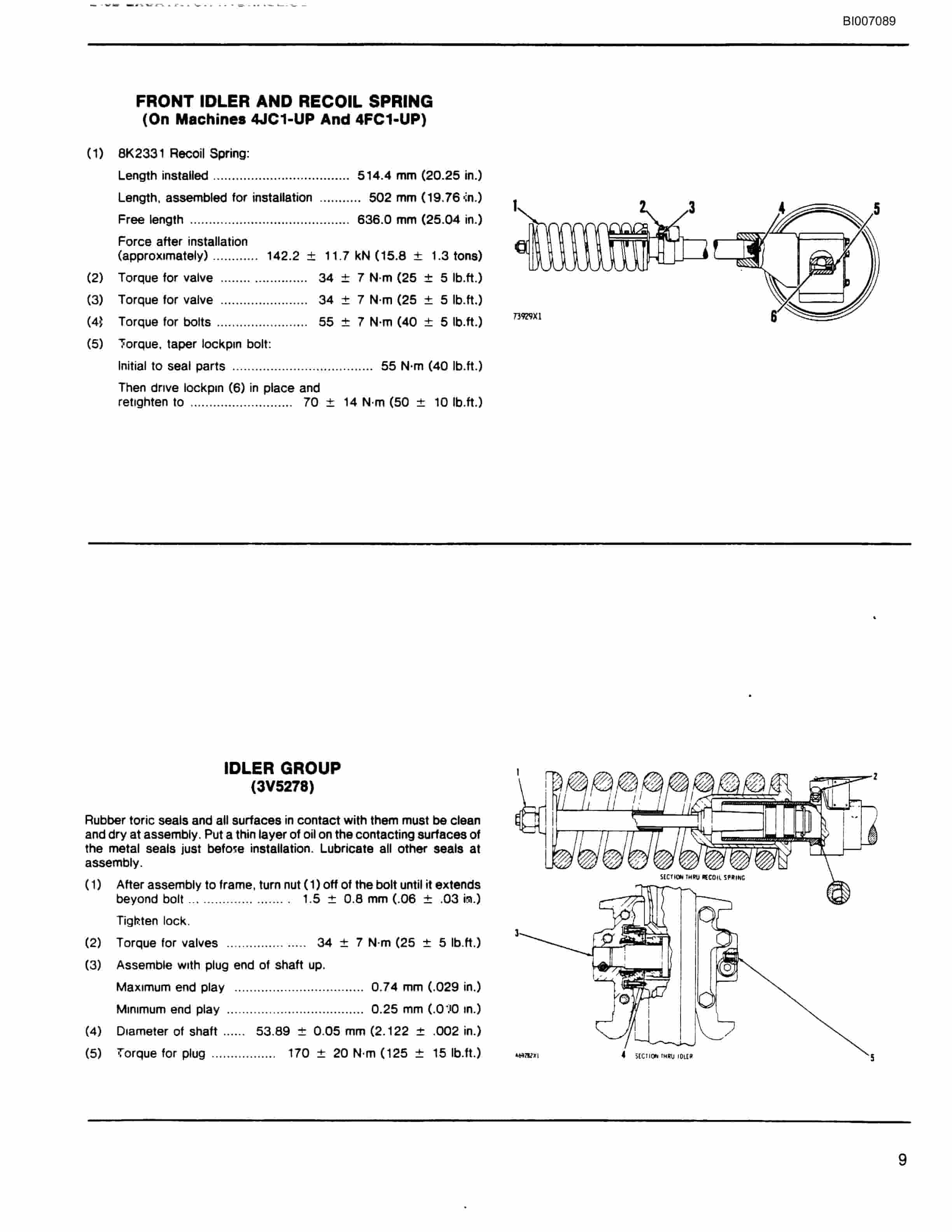Bucyrus GD35B Rotary Blasthole Drill Parts Catalog BI007089-3