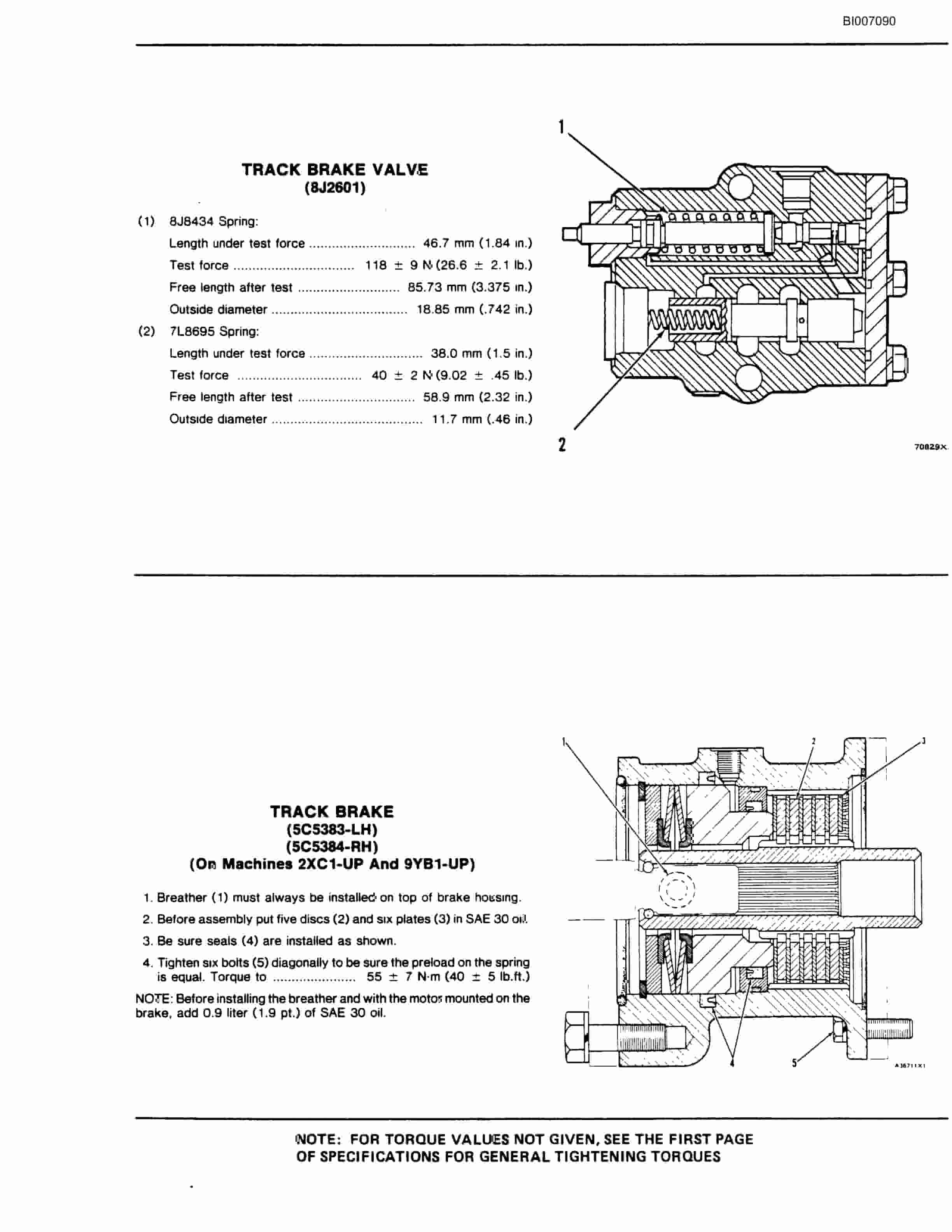 Bucyrus GD35B Rotary Blasthole Drill Parts Catalog BI007090-3