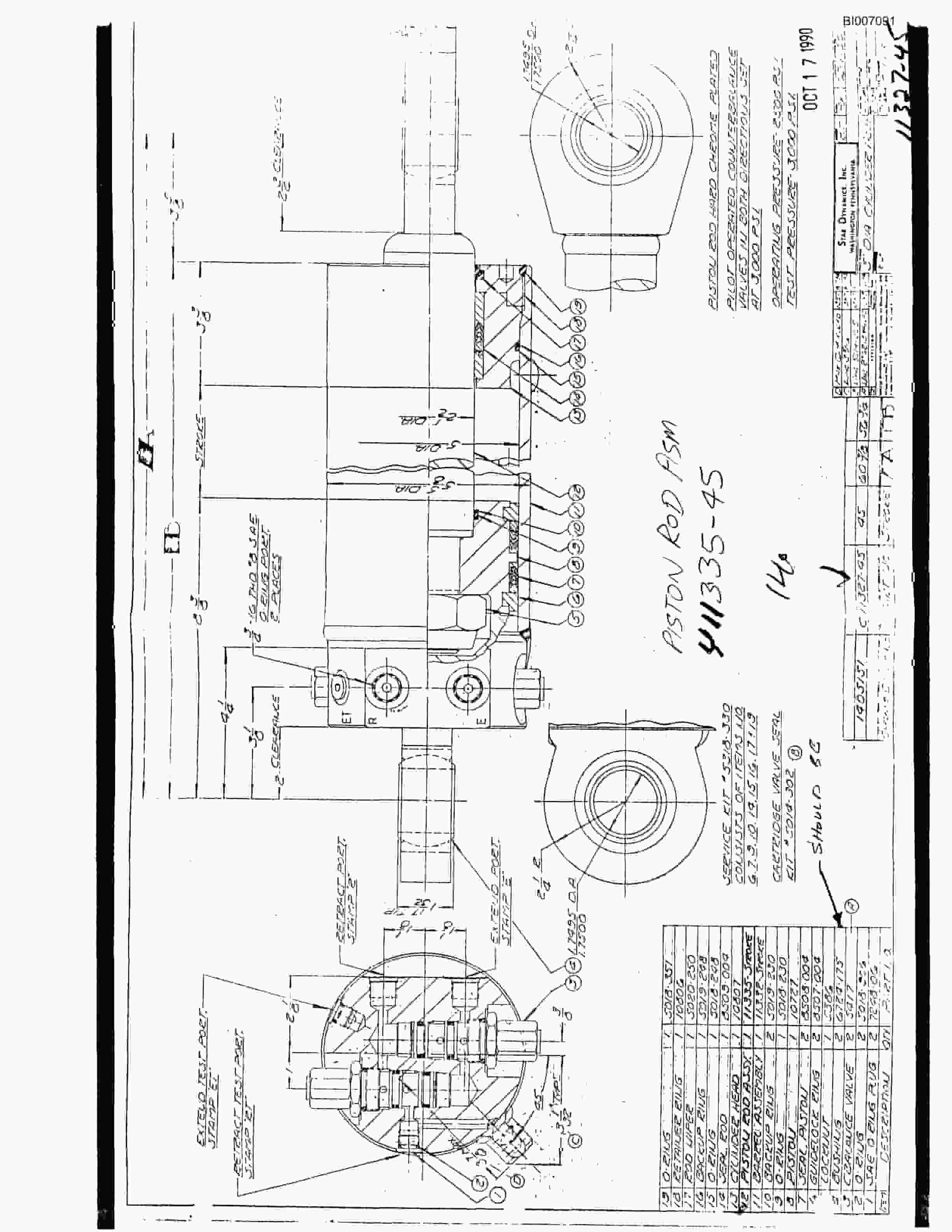 Bucyrus GD35B Rotary Blasthole Drill Parts Catalog BI007091-2