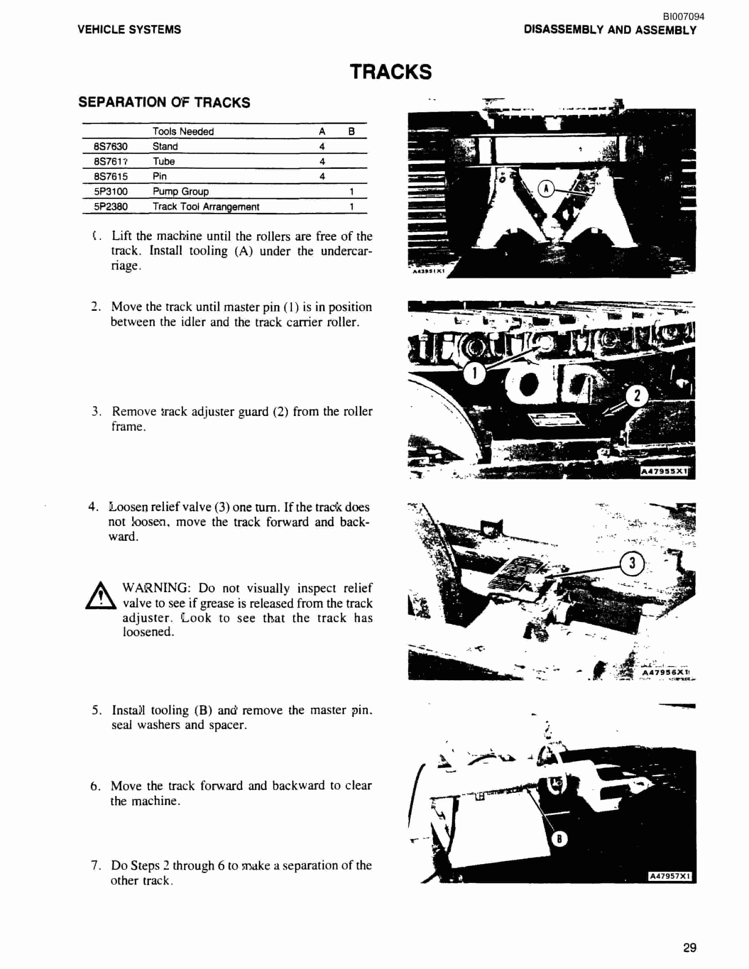 Bucyrus GD35B Rotary Blasthole Drill Parts Catalog BI007094-4