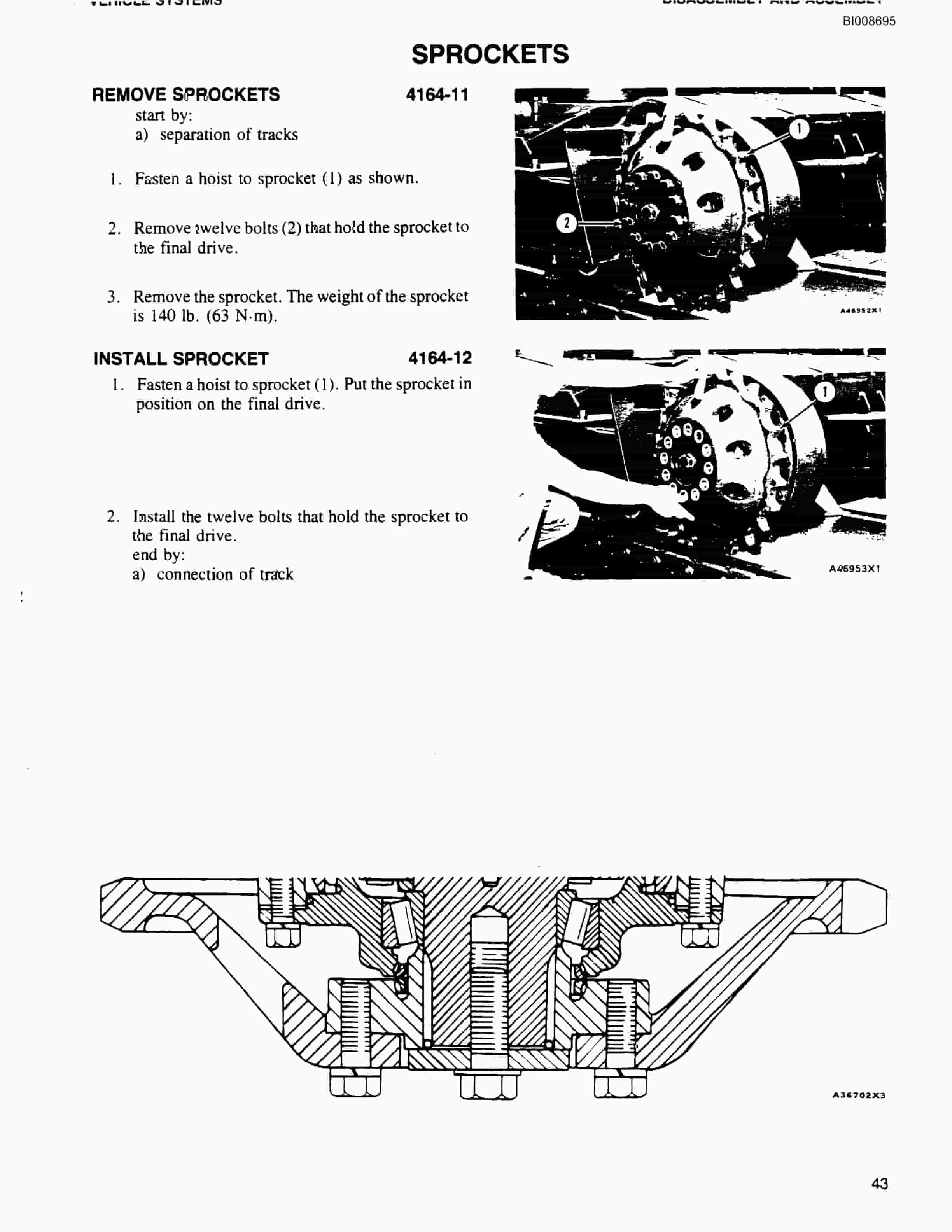 Bucyrus GD35B Rotary Blasthole Drill Parts Catalog BI008695-4