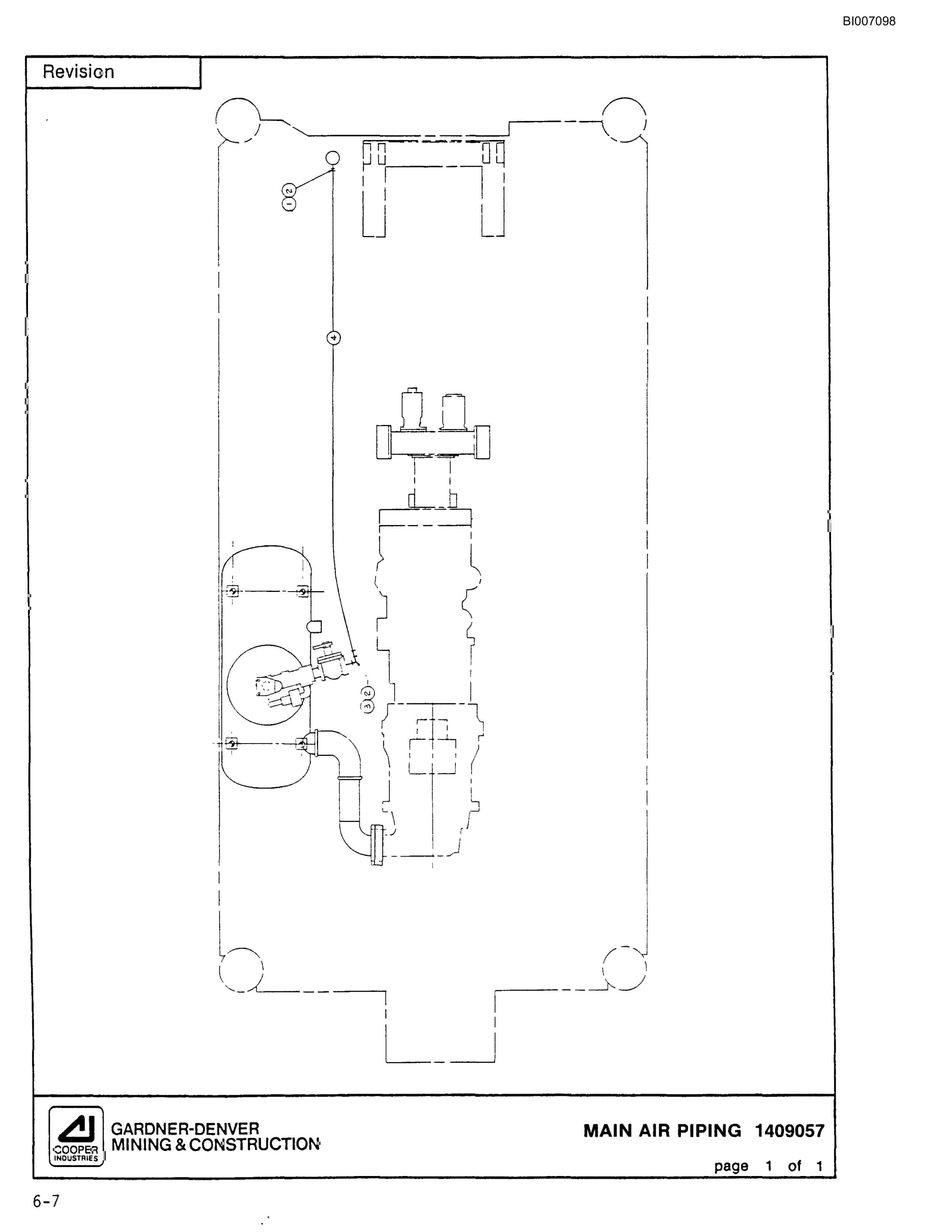 Bucyrus GD35C Mark I Small Rotary Blasthole Drill Parts Catalog BI007098-2