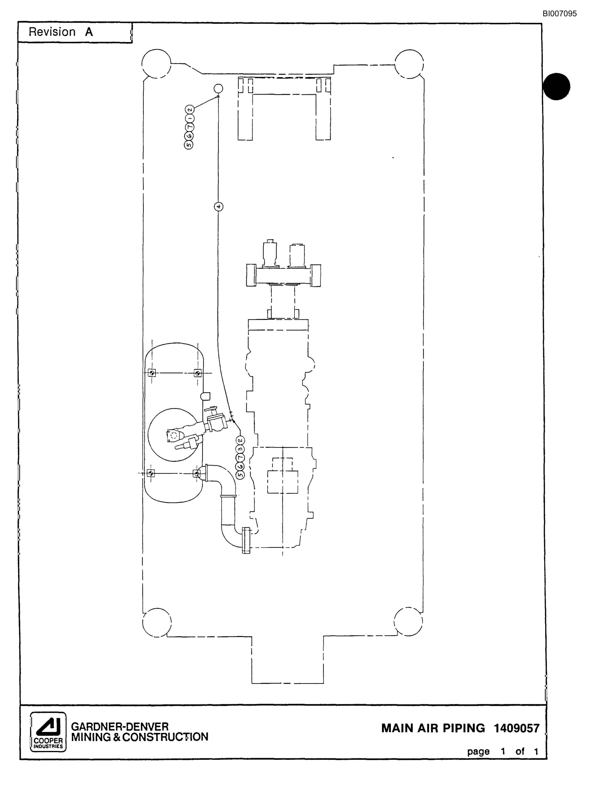 Bucyrus GD35C Rotary Blasthole Drill Parts Catalog BI007095-2