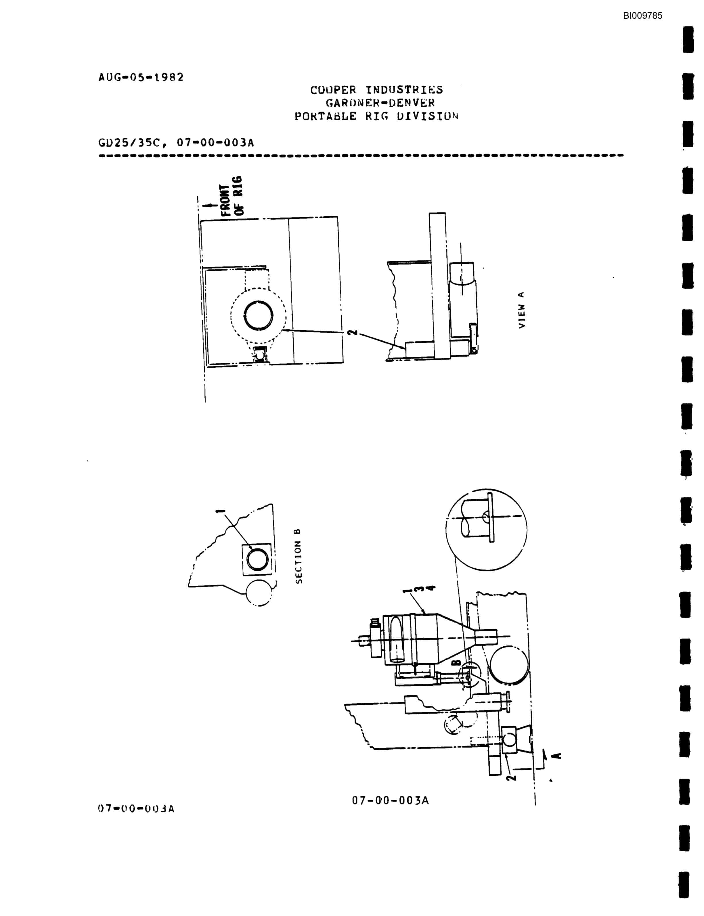 Bucyrus GD3HP Parts Catalog BI009785-2
