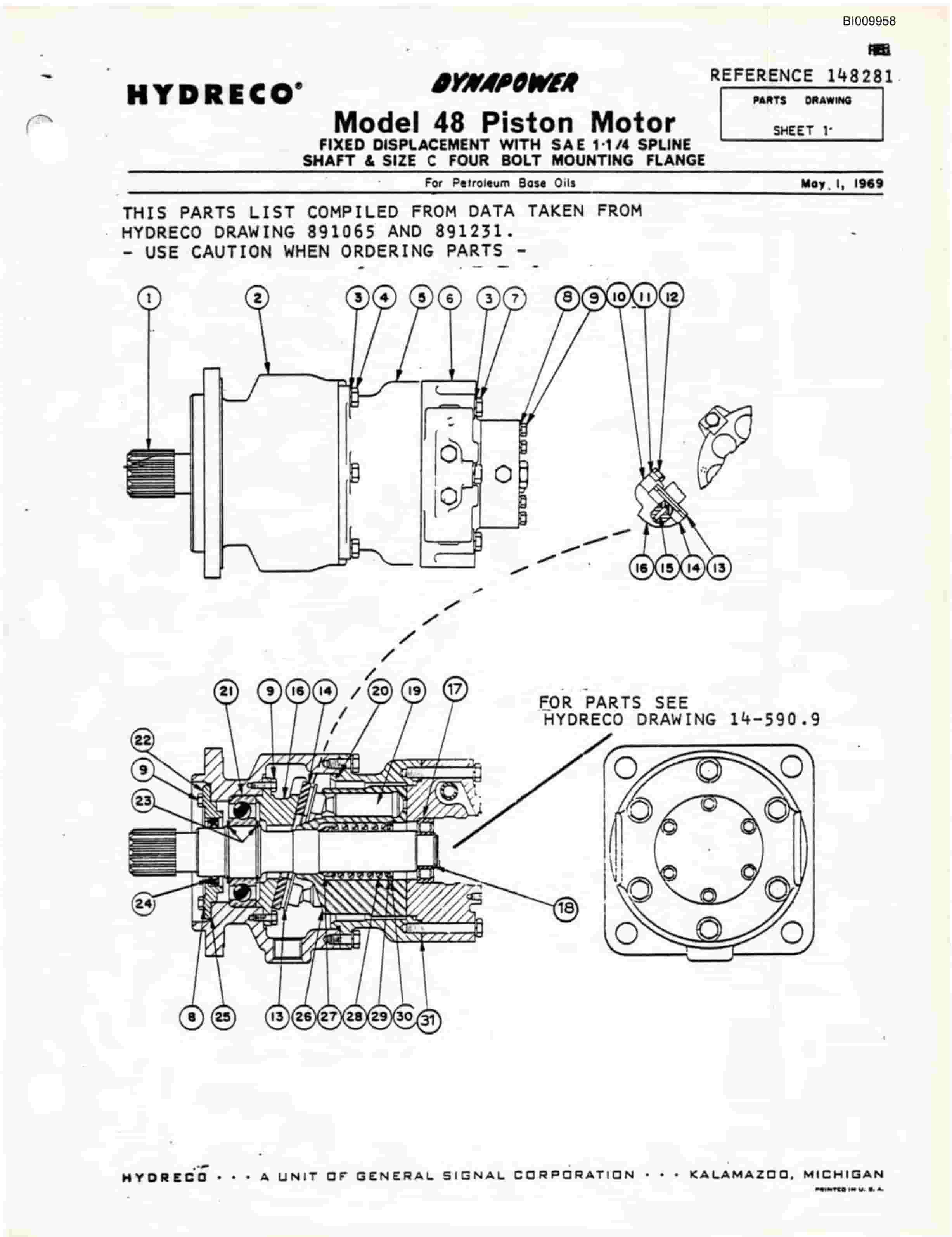 Bucyrus GD40-T Parts Catalog BI009958-5