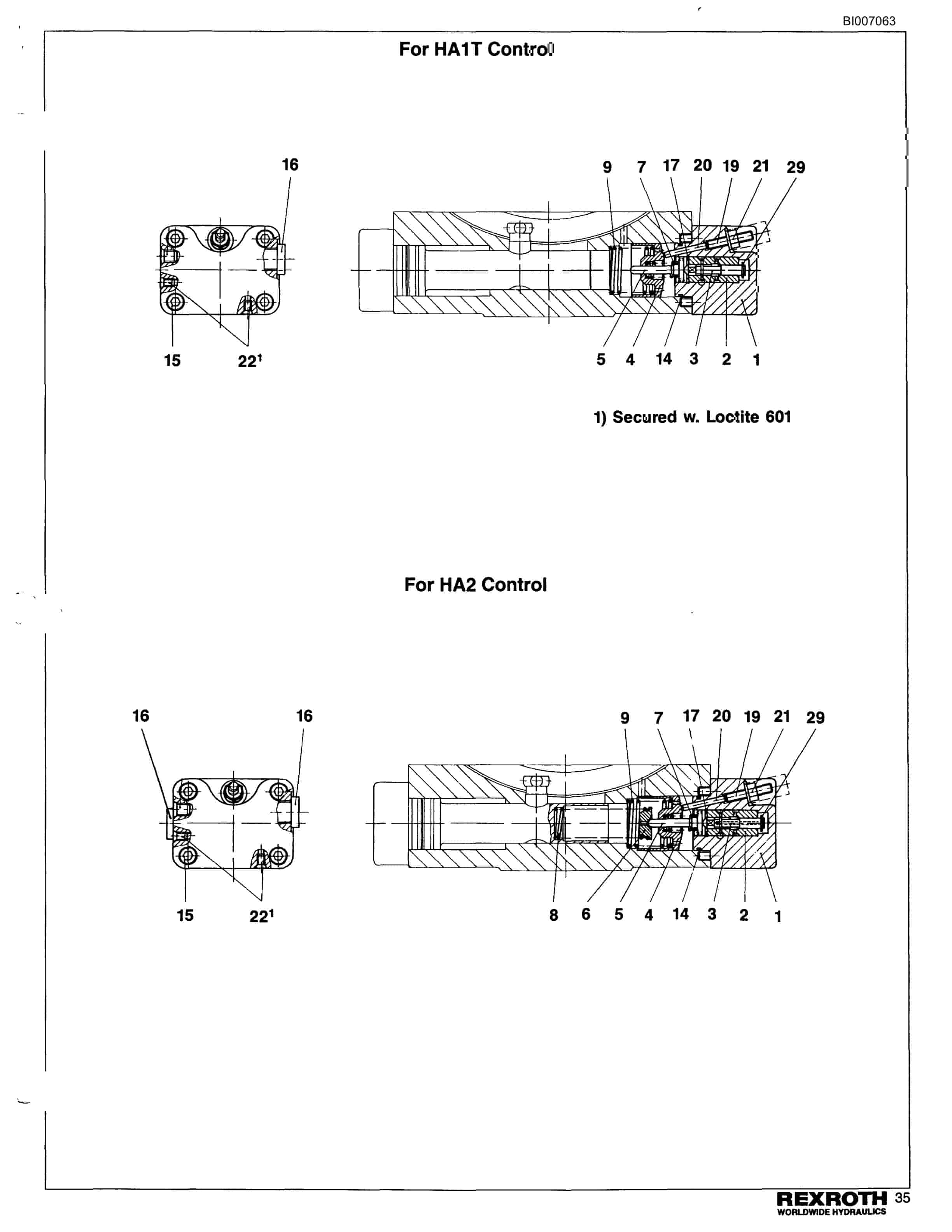 Bucyrus GD45B Rotary Blasthole Drill Parts Catalog BI007063-5