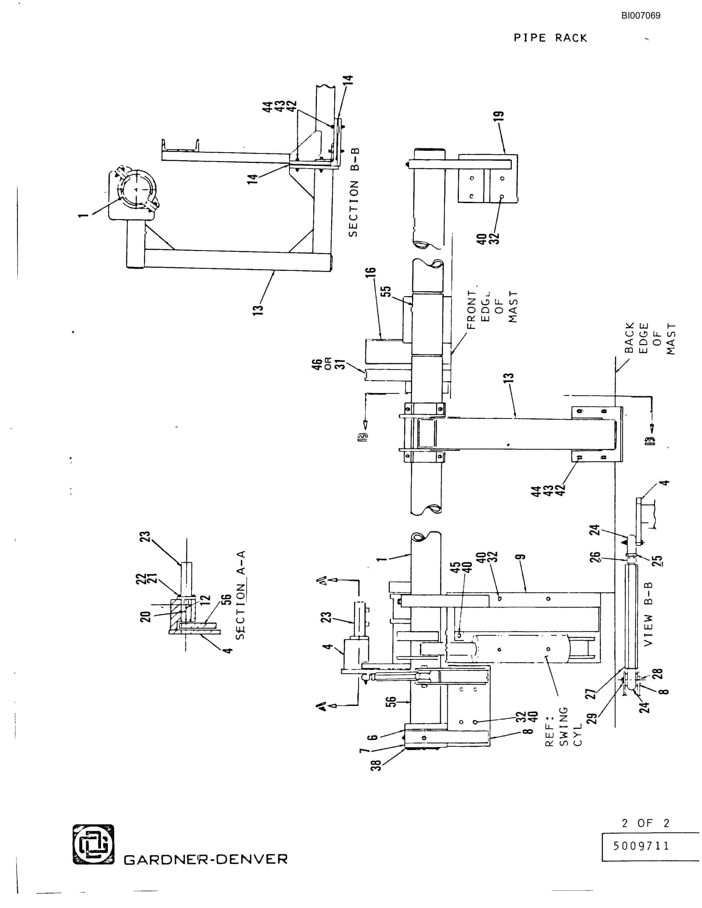 Bucyrus GD45C Parts Catalog BI007069-2