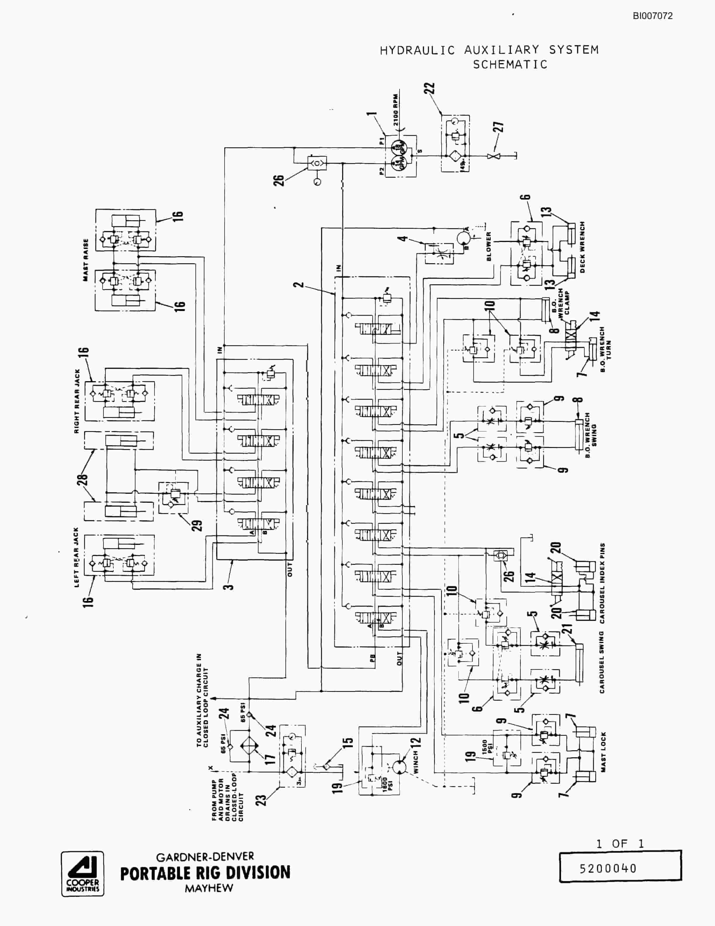 Bucyrus GD45C Parts Catalog BI007072-3