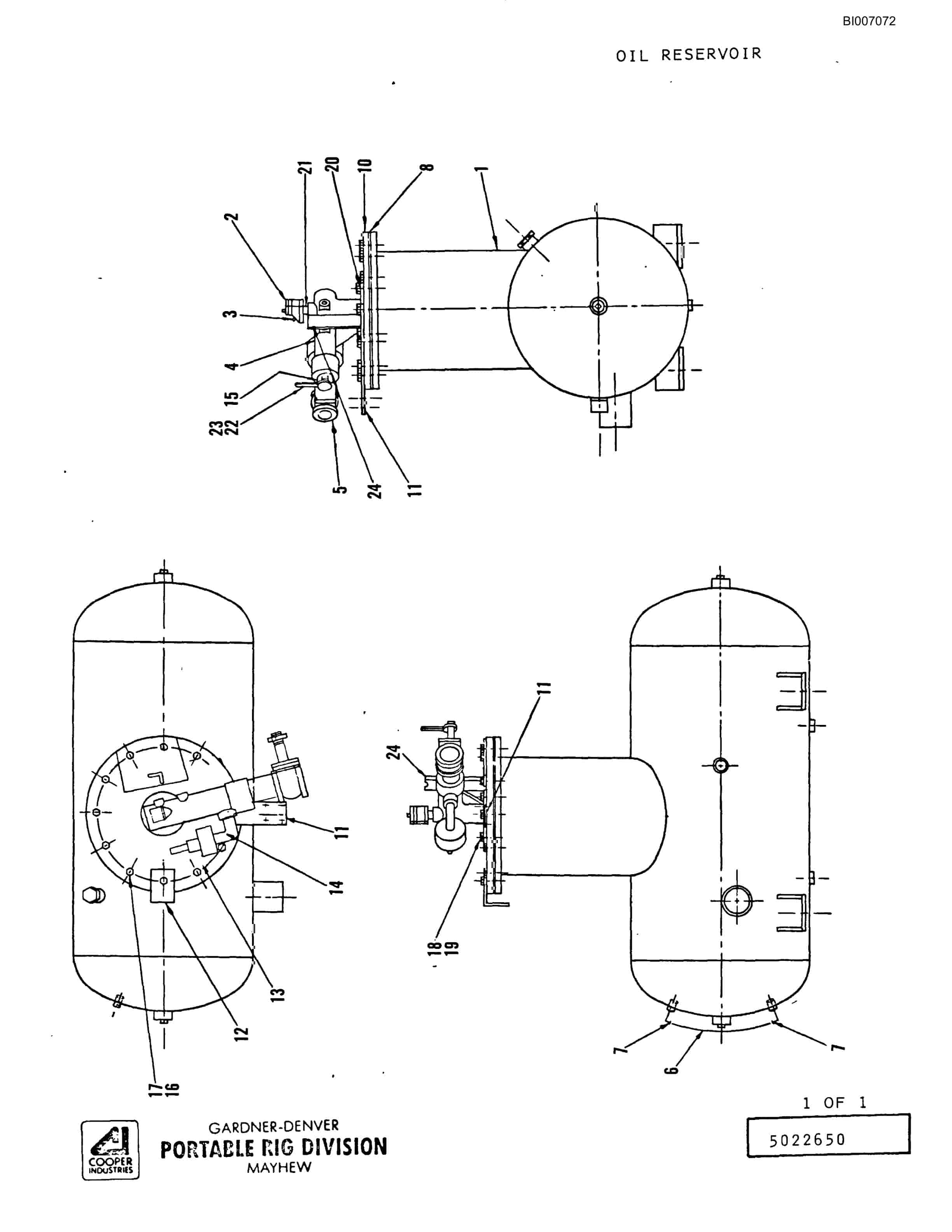 Bucyrus GD45C Parts Catalog BI007072-4