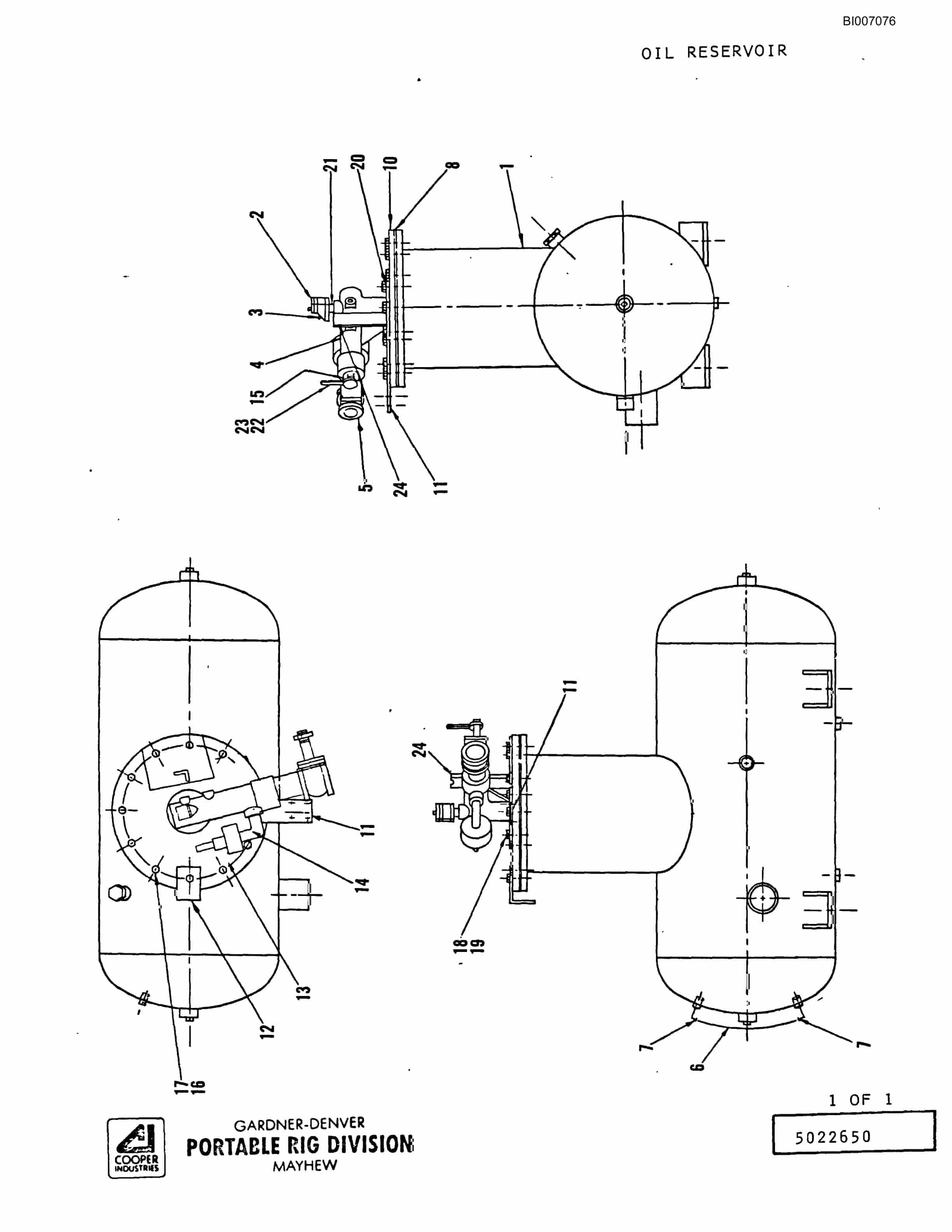 Bucyrus GD45C Parts Catalog BI007076-4