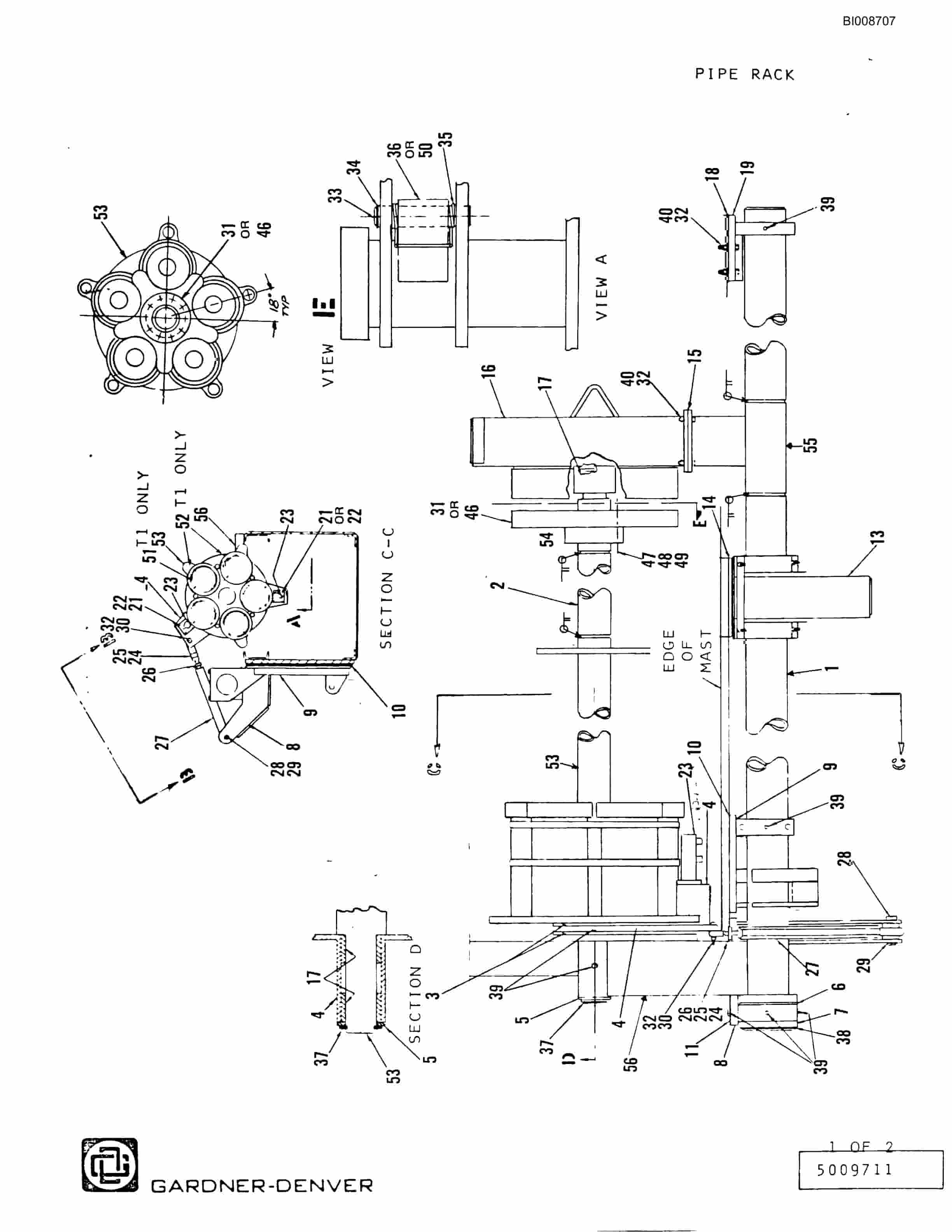 Bucyrus GD45C Parts Catalog BI008707-2