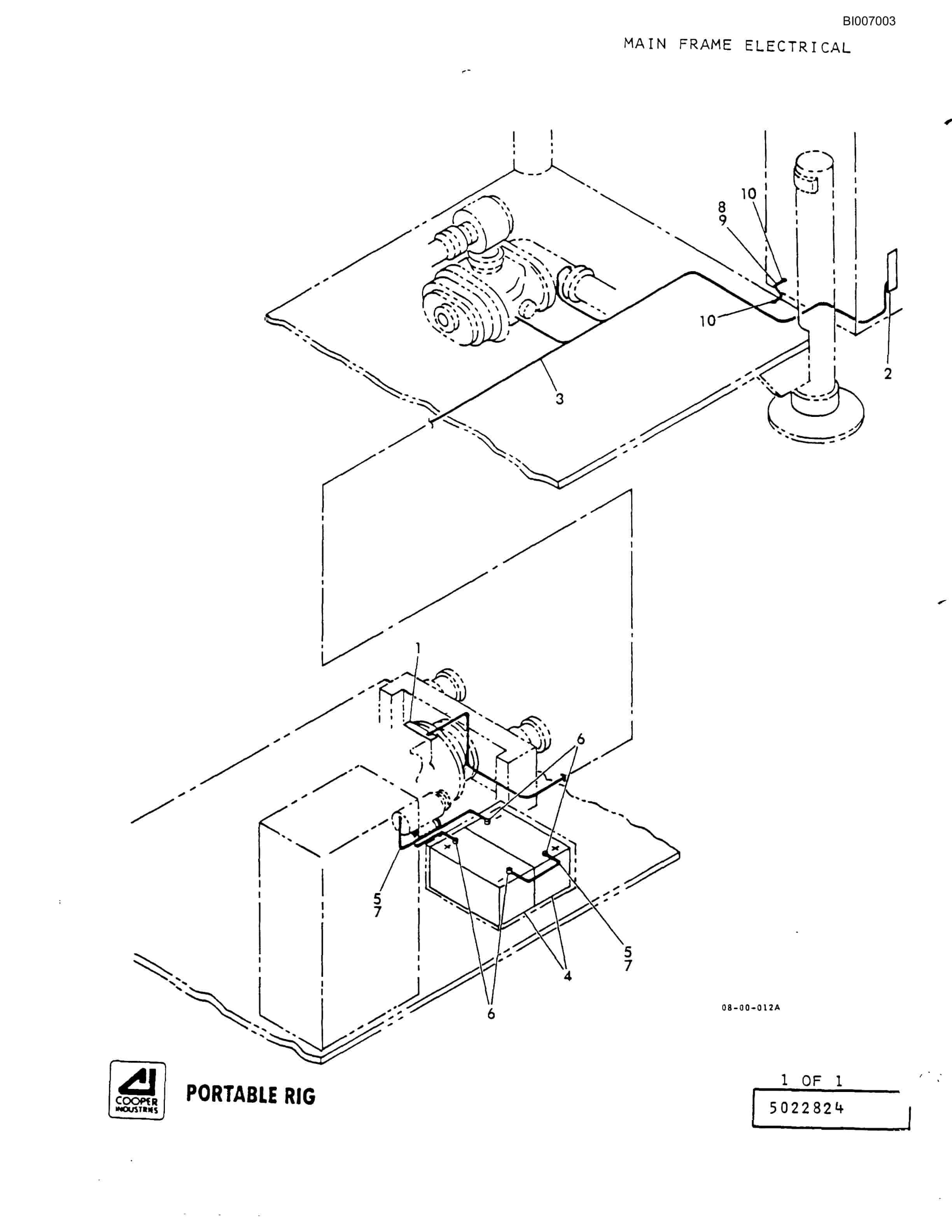 Bucyrus GD45C Rotary Blasthole Drill Parts Catalog BI007003-5