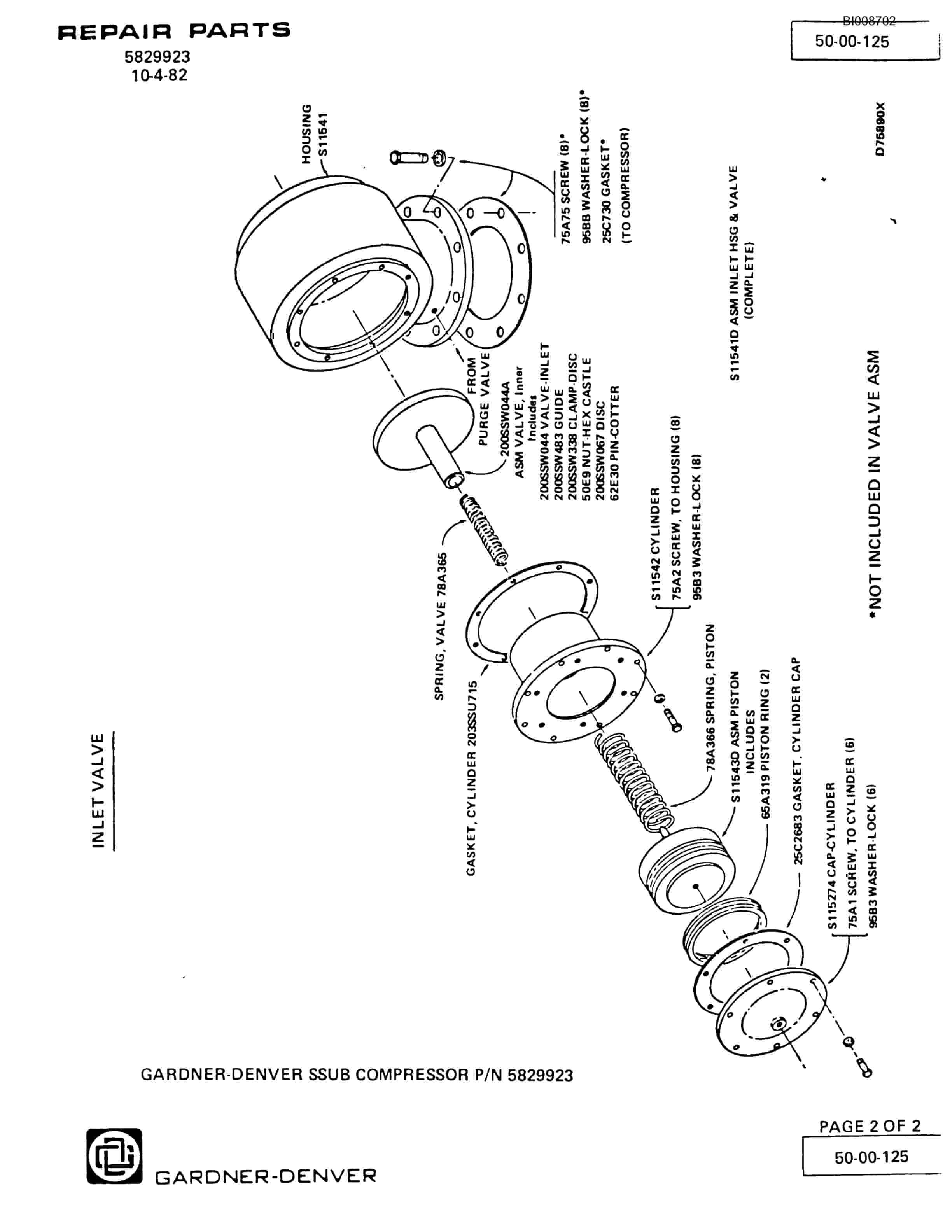 Bucyrus GD45C Small Rotary Blasthole Drill Parts Catalog BI008702-4