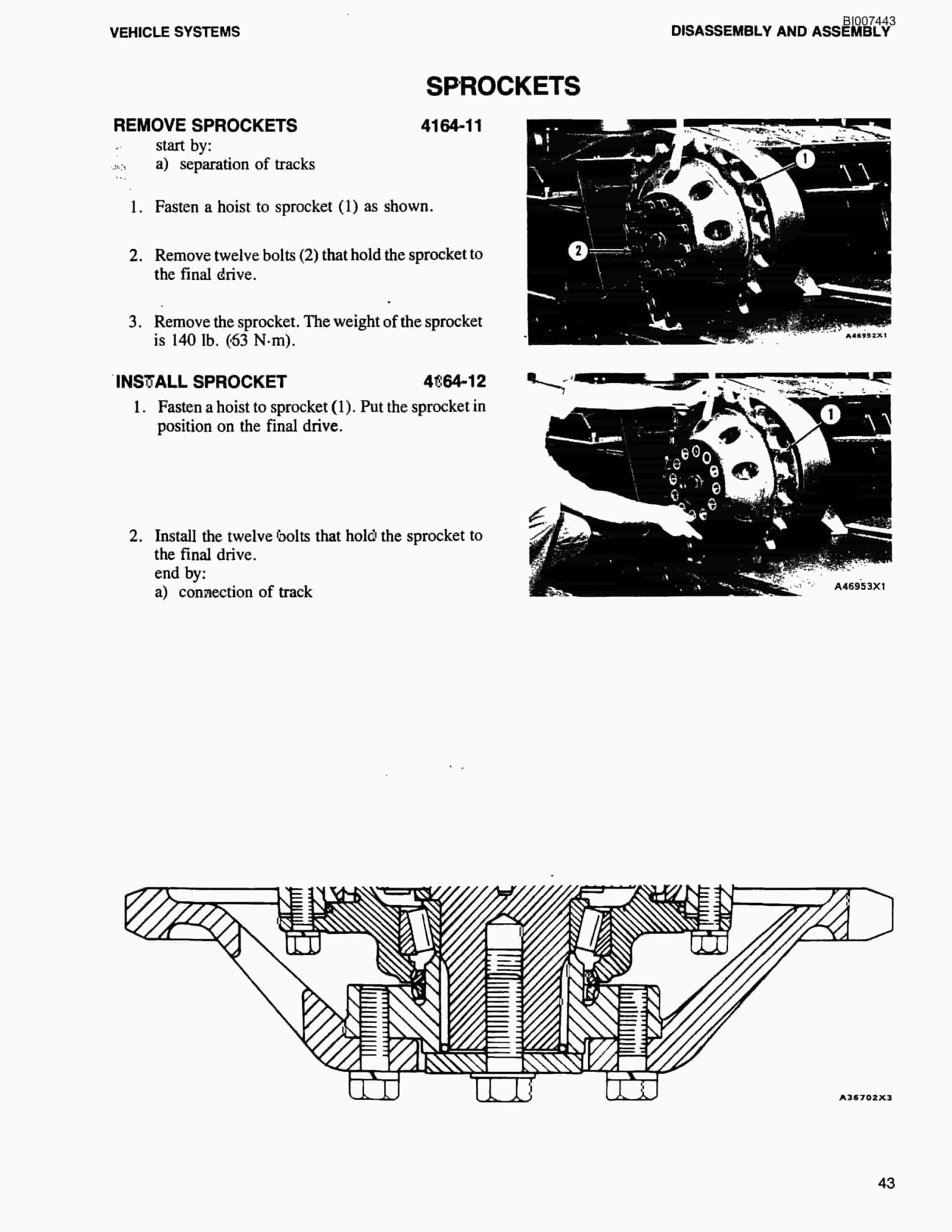 Bucyrus GDC1HP High Pressure Rotary Blasthole Drill Parts Catalog BI007443-5