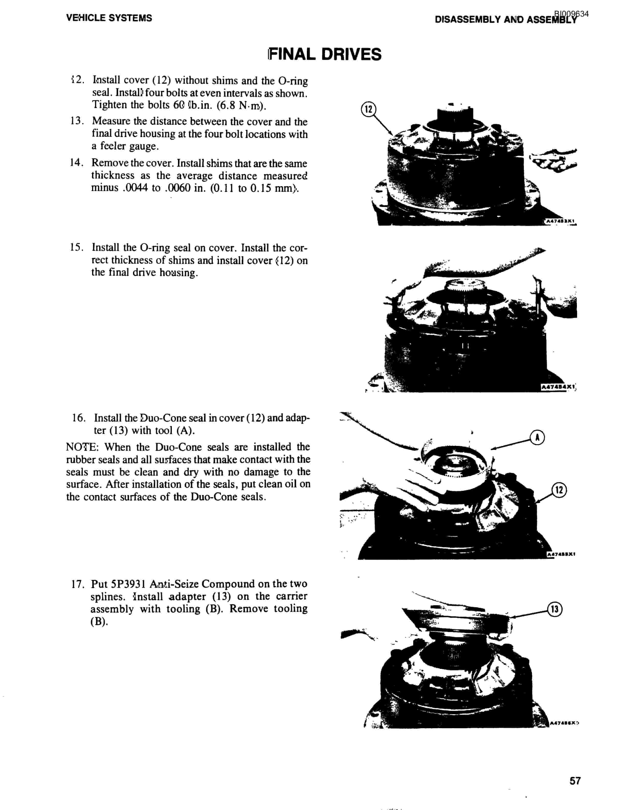 Bucyrus GDC1HP Rotary Blasthole Drill Parts Catalog BI009634-5