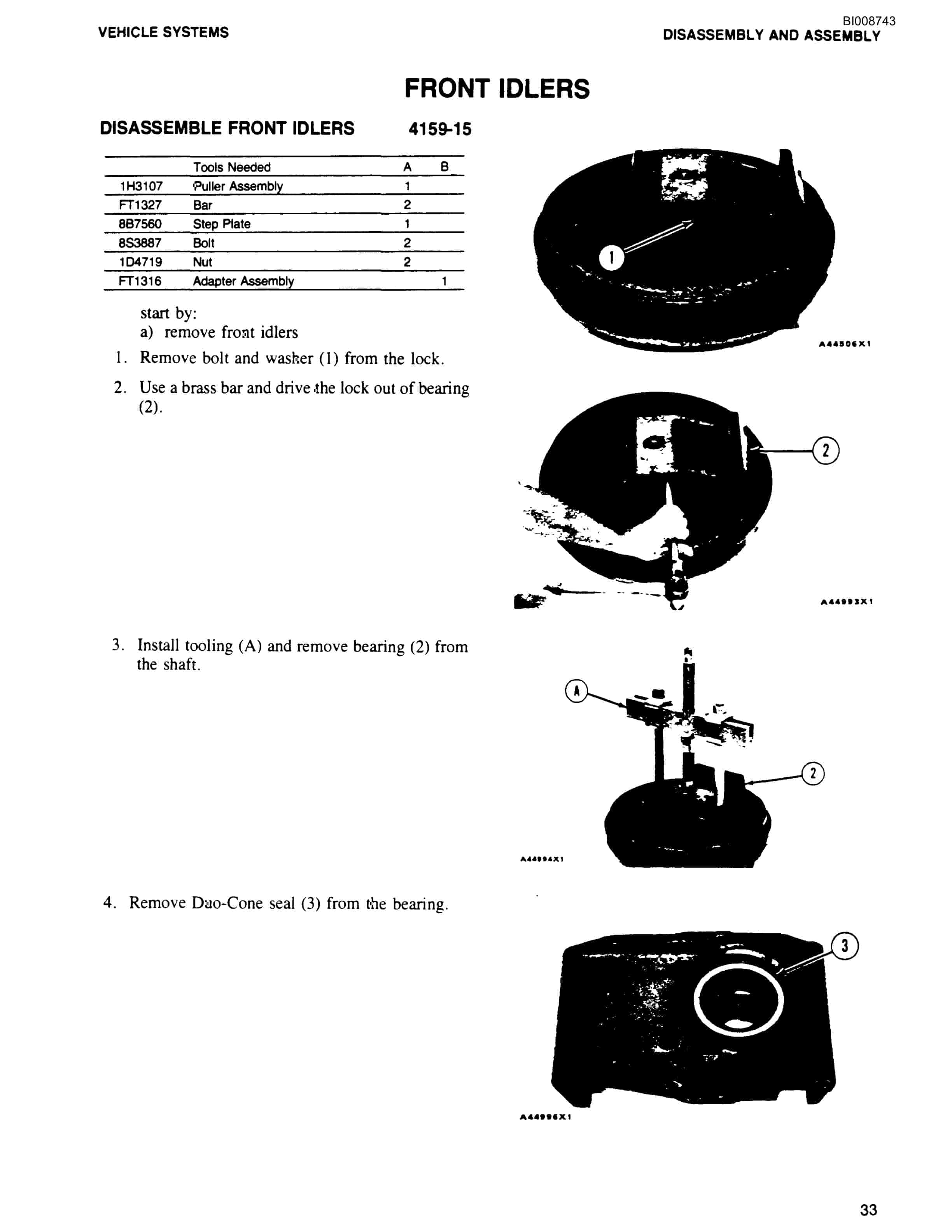 Bucyrus GDC1HP Small Rotary Blasthole Drill Parts Catalog BI008743-5