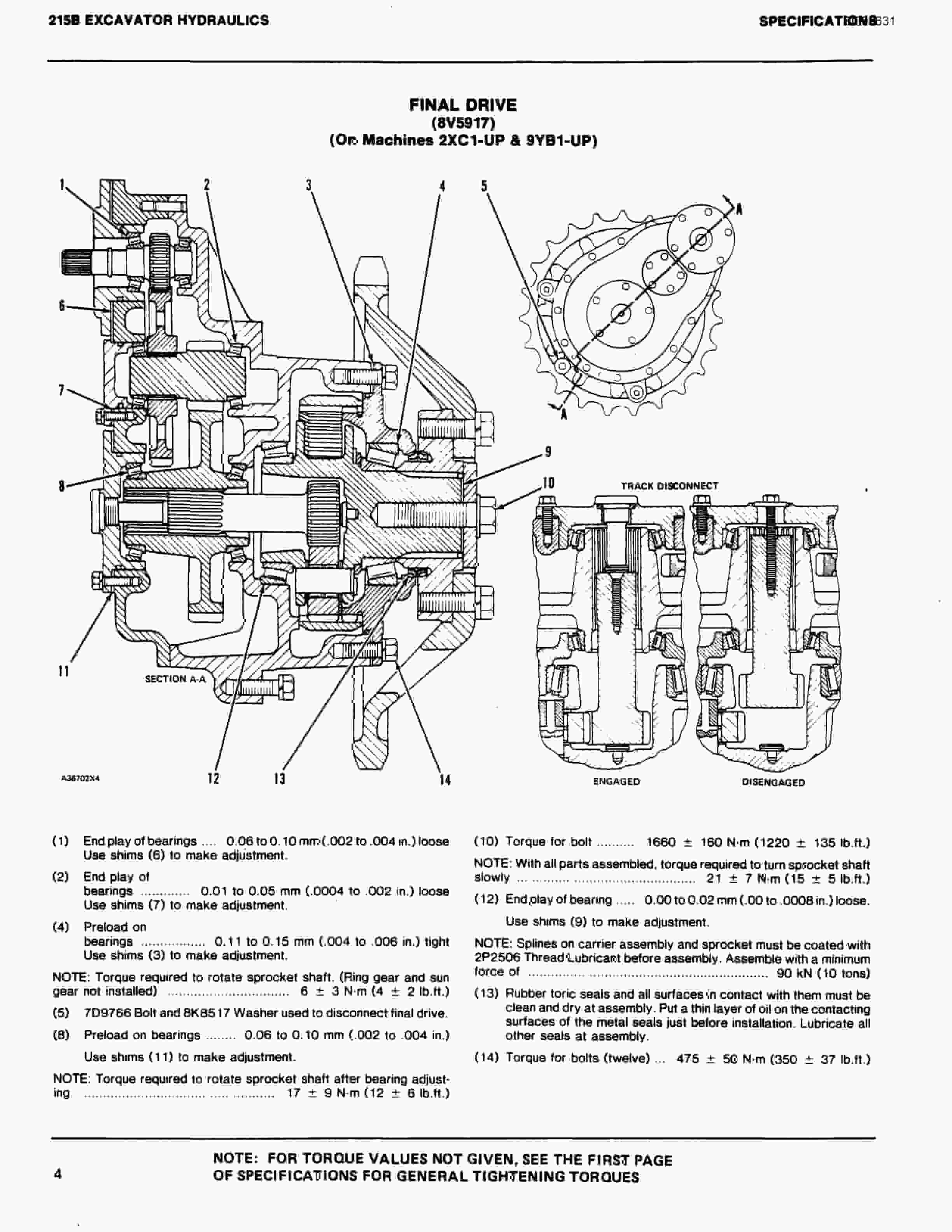 Bucyrus GDC1HP Small Rotary Blasthole Drill Parts Catalog BI009631-4