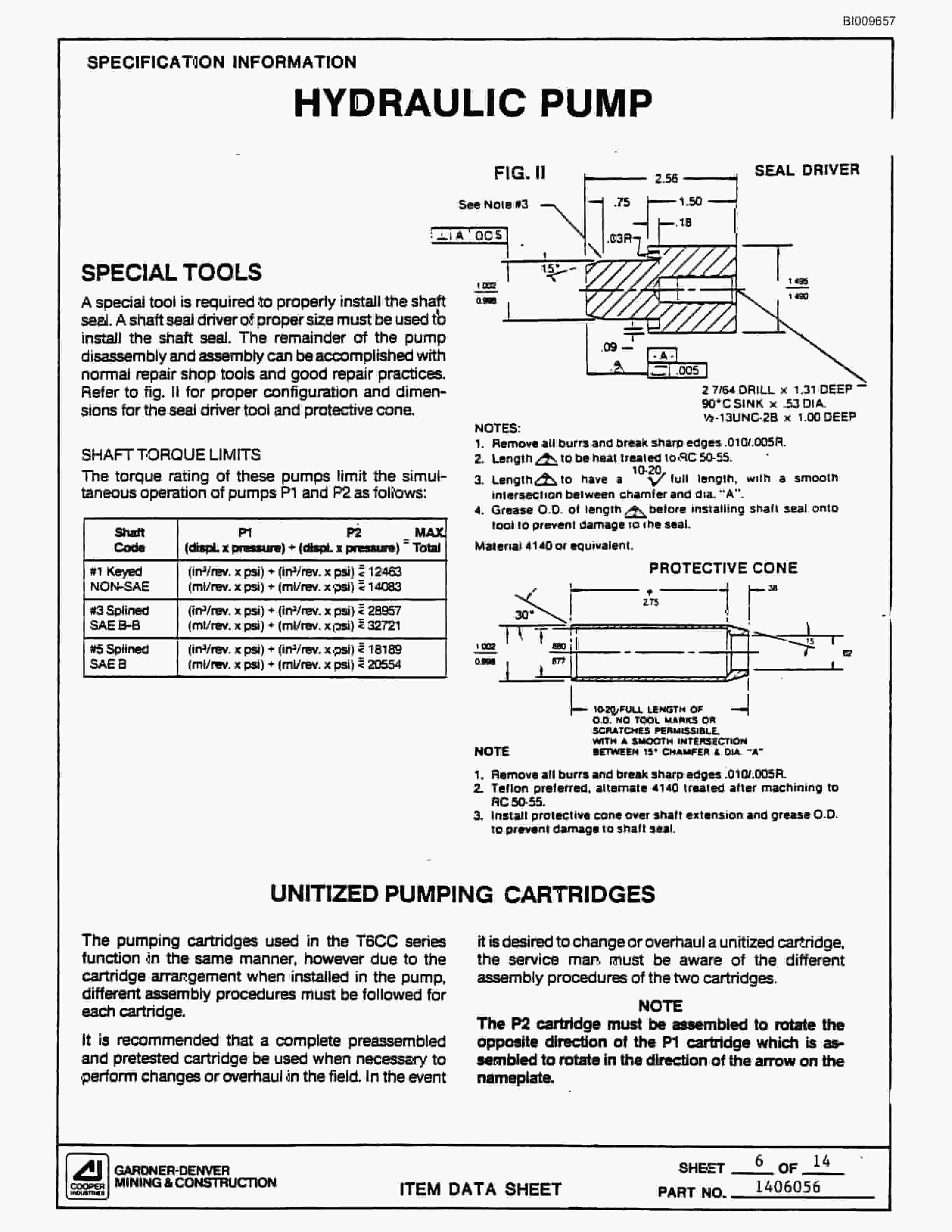 Bucyrus GDC2HP-25005 High Pressure Small Rotary Blasthole Drill Parts Catalog BI009657-4