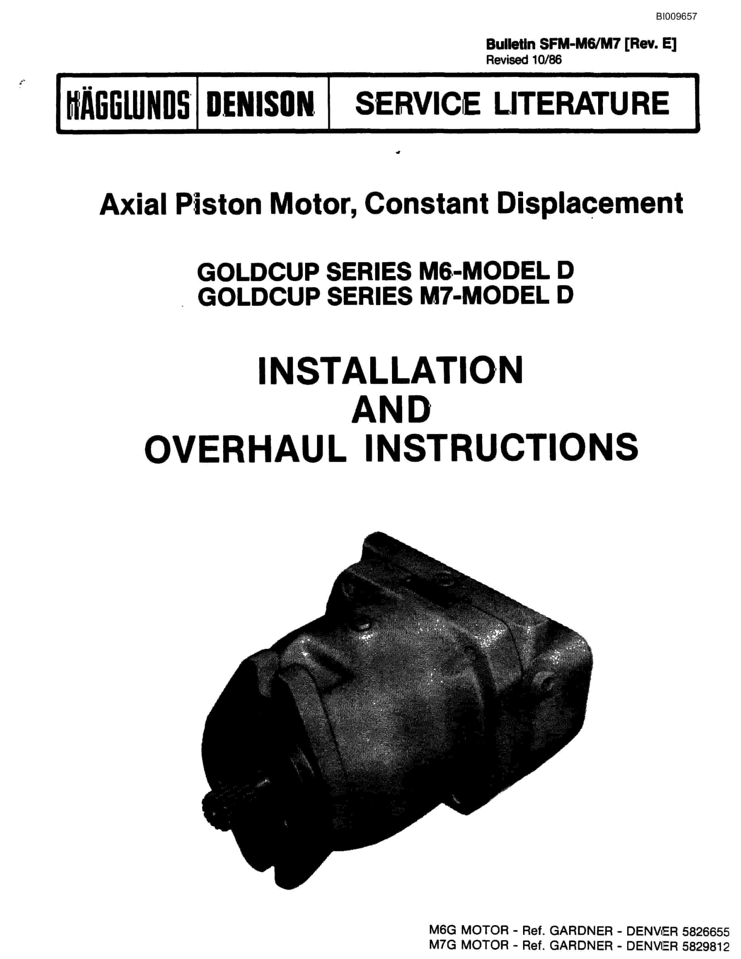 Bucyrus GDC2HP-25005 High Pressure Small Rotary Blasthole Drill Parts Catalog BI009657-5